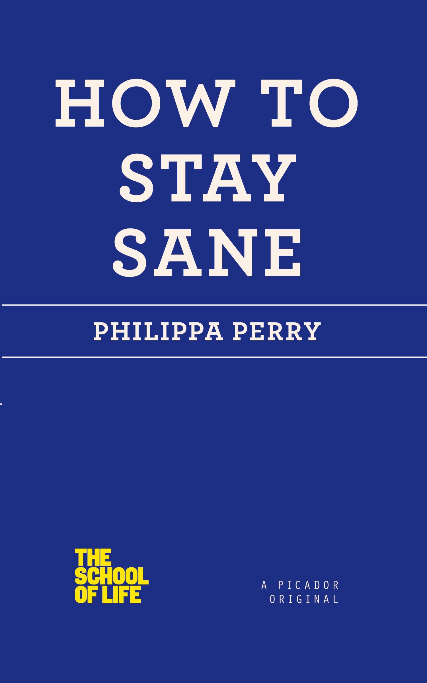 Vorderes Coverbild How to Stay Sane