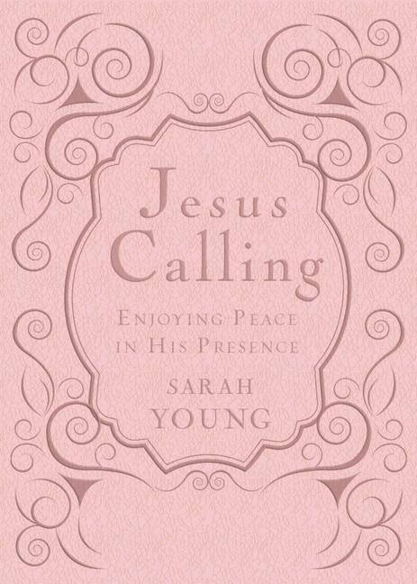 Vorderes Coverbild Jesus Calling, Pink Leathersoft, with Scripture References