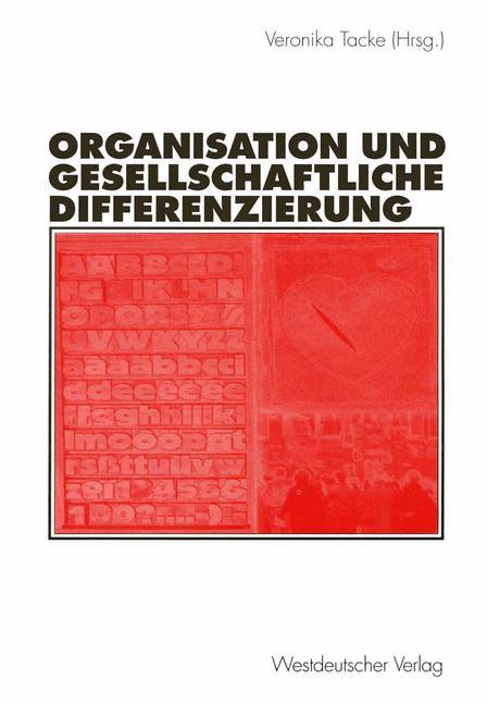 Vorderes Coverbild Organisation und gesellschaftliche Differenzierung