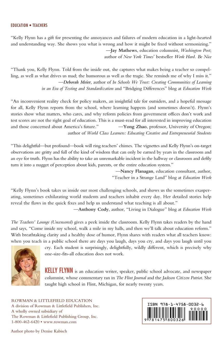 Rückseitencover Teachers' Lounge (Uncensored)