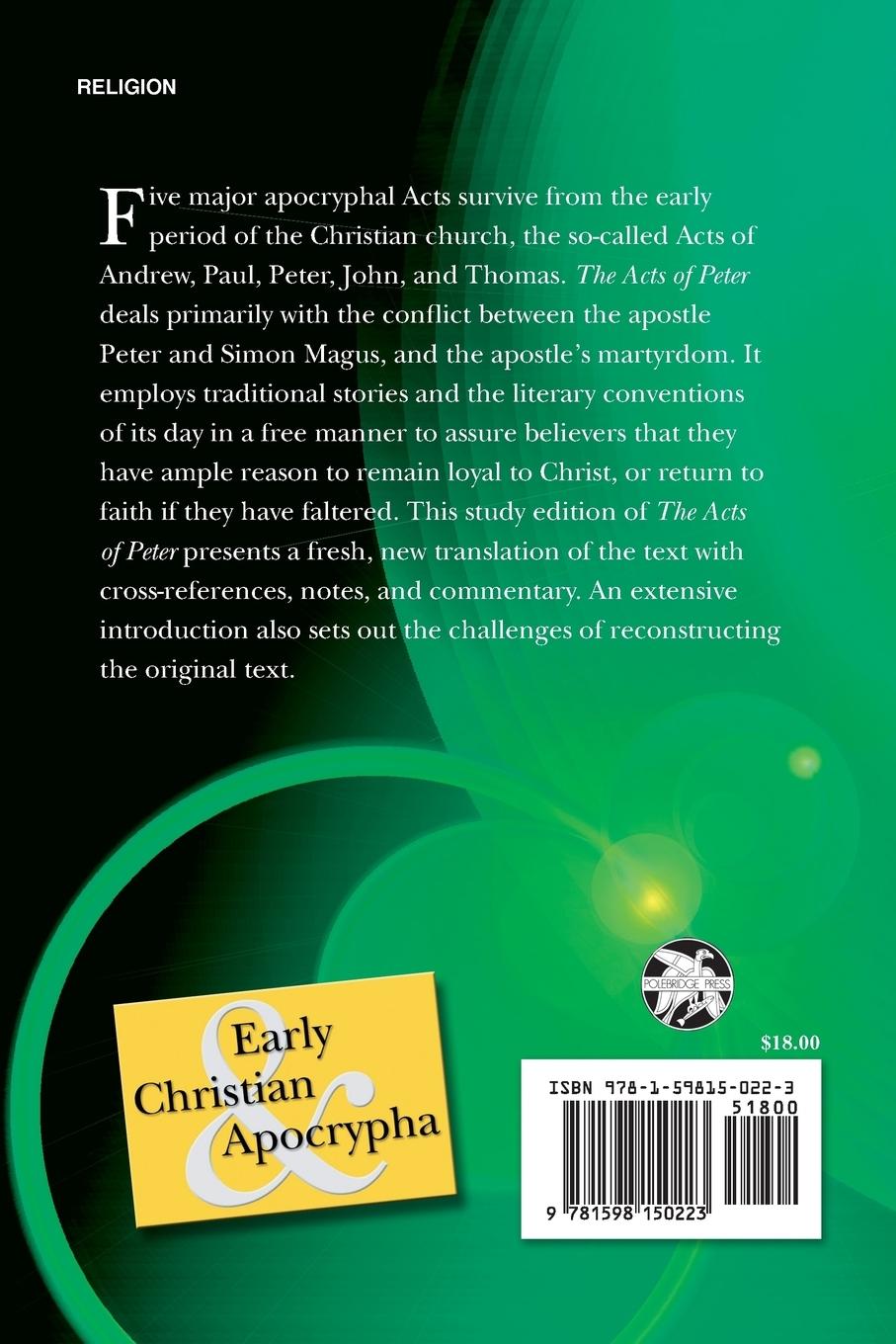 Rückseitencover The Acts of Peter