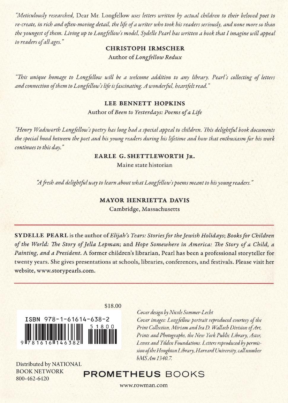 Rückseitencover Dear Mr. Longfellow