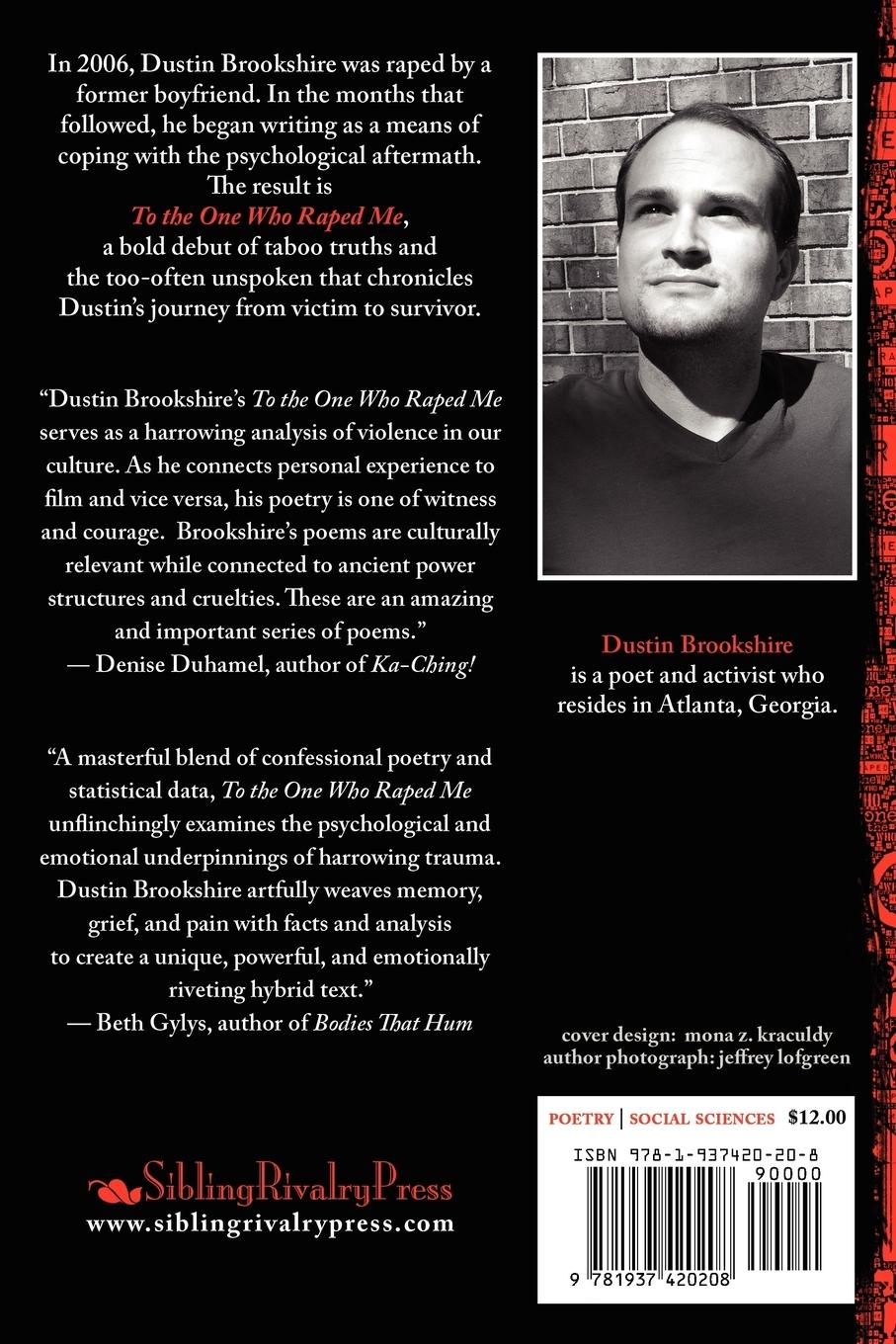 Rückseitencover To the One Who Raped Me