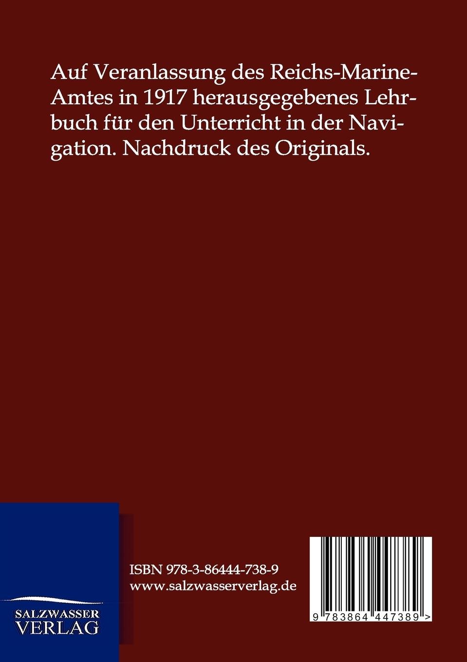 Rückseitencover Lehrbuch für den Unterricht in der Navigation