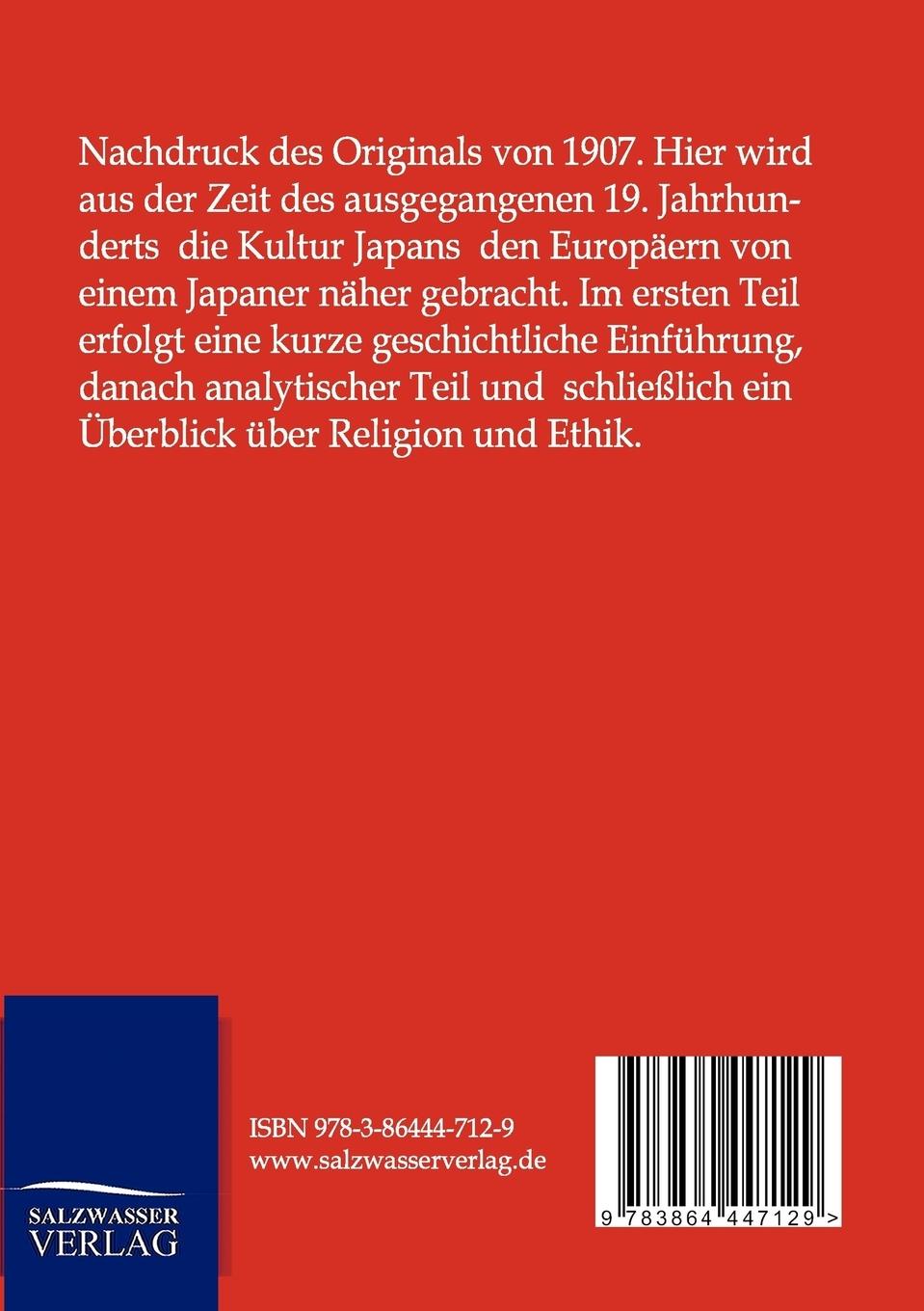 Rückseitencover Die Kultur Japans