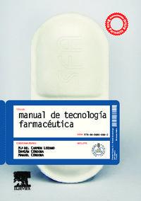 Vorderes Coverbild Manual de tecnología farmacéutica