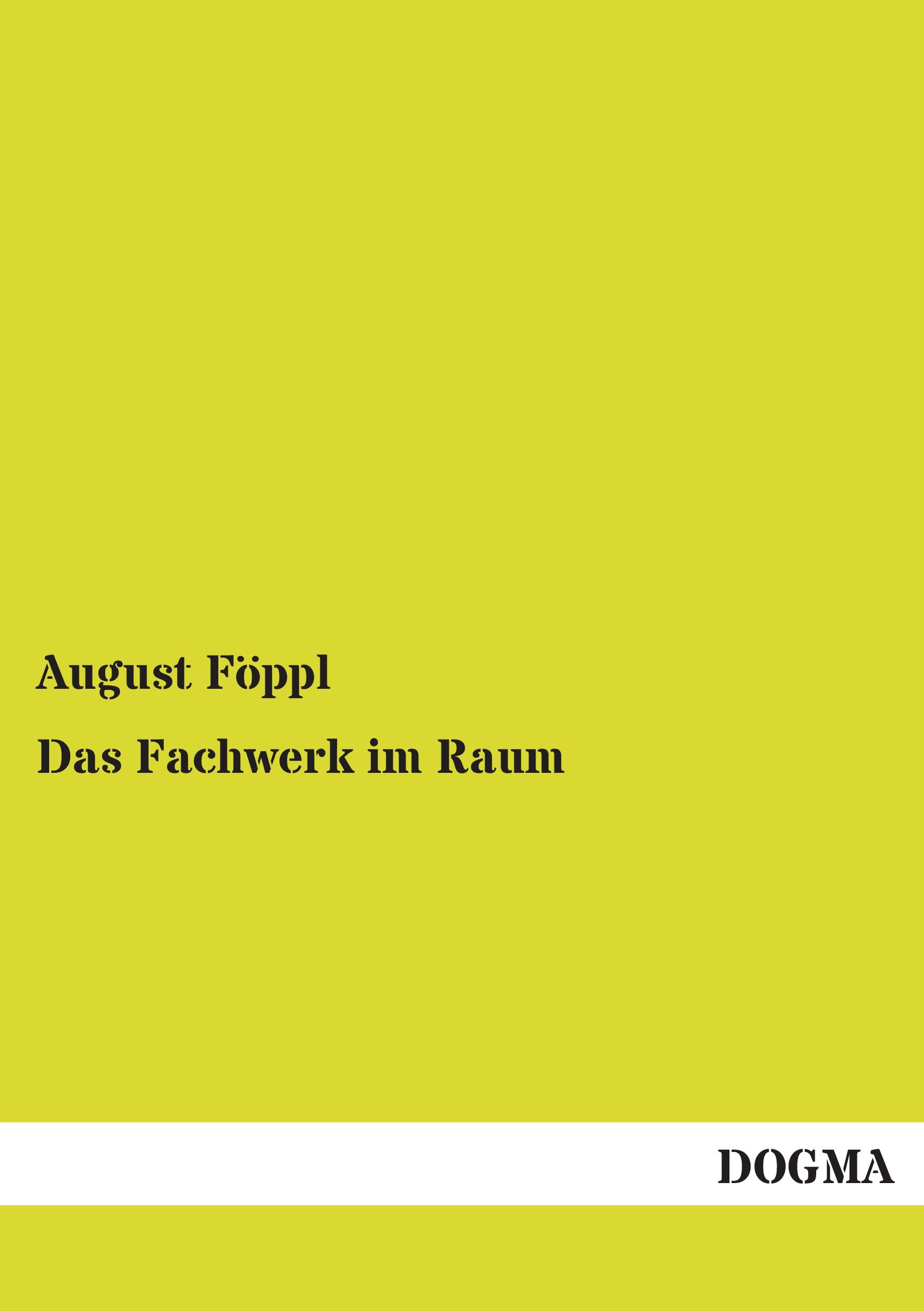 Vorderes Coverbild Das Fachwerk im Raum