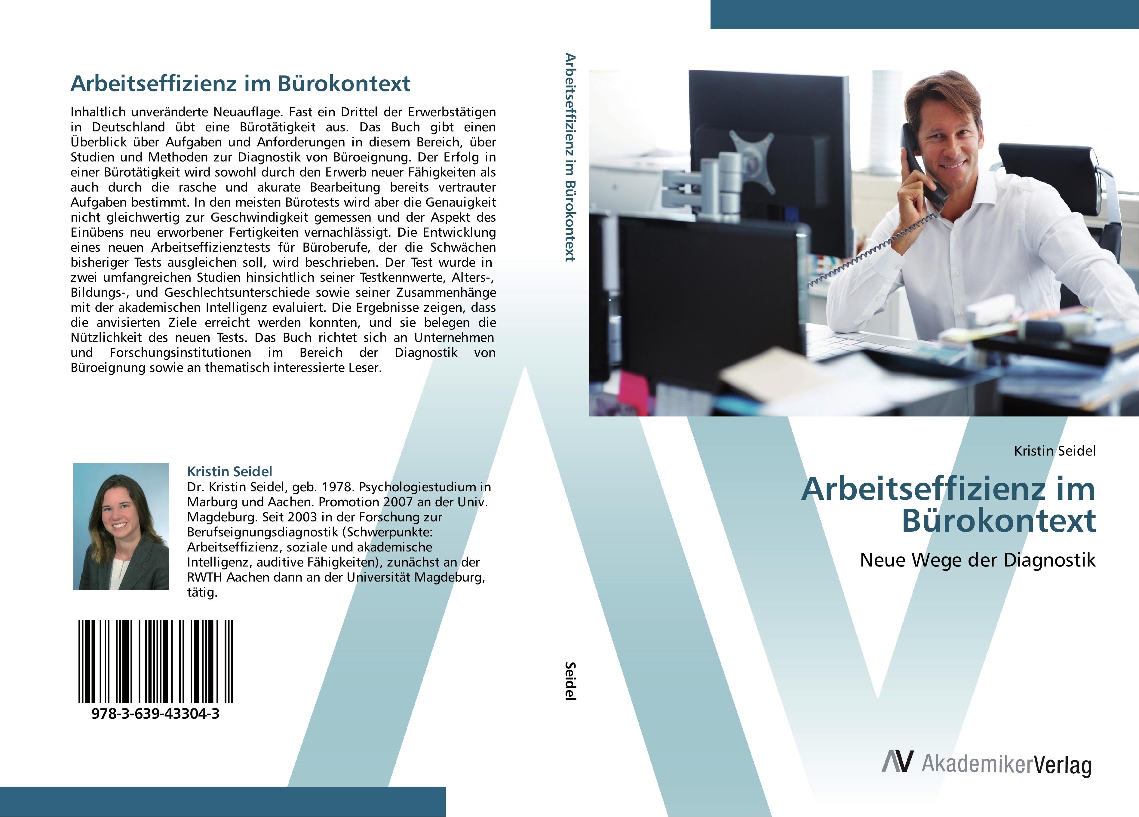 Vorderes Coverbild Arbeitseffizienz im Bürokontext