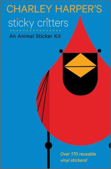 Vorderes Coverbild Charley Harper's Sticky Critters an Animal Sticker Kit