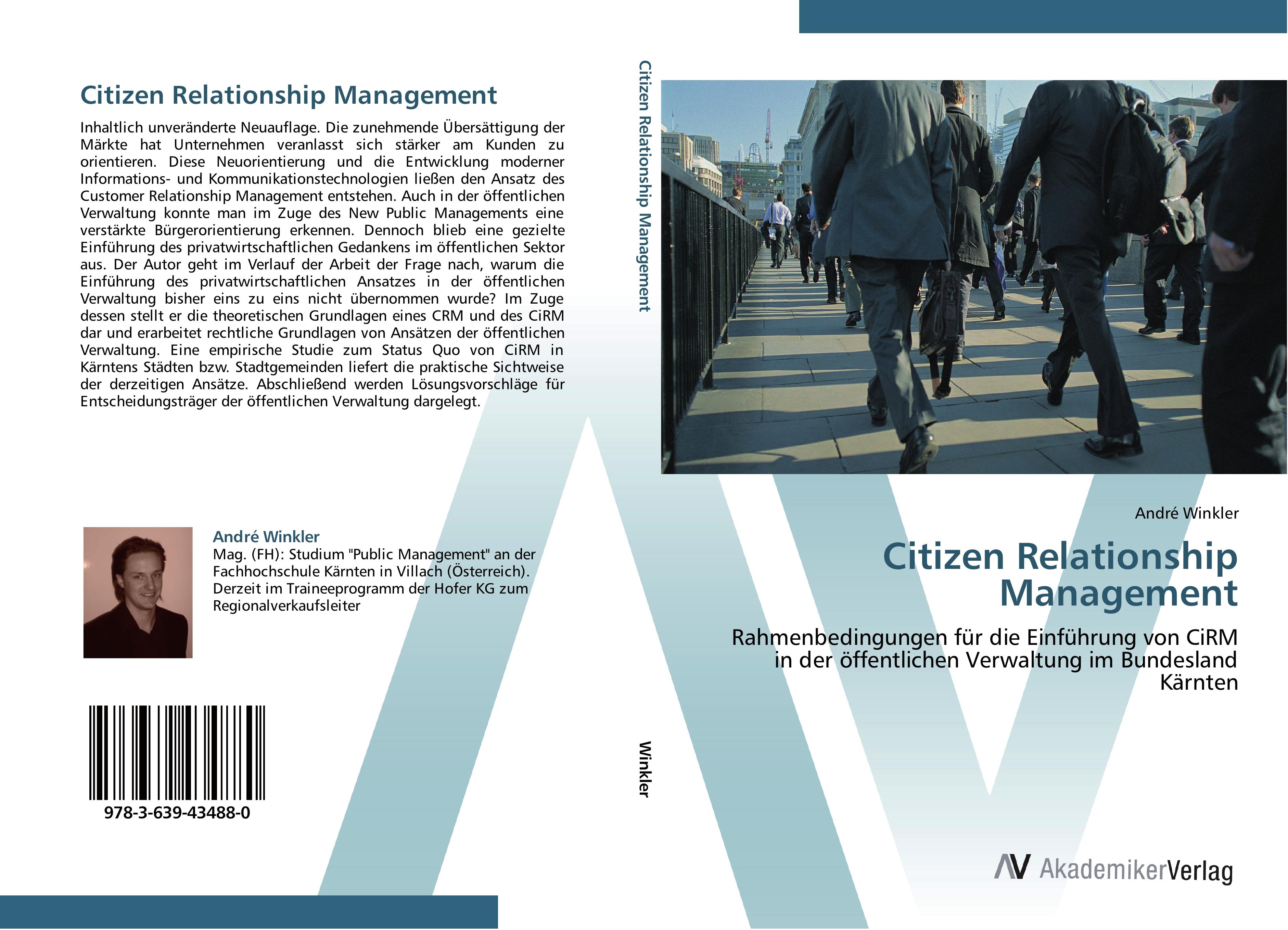 Vorderes Coverbild Citizen Relationship Management