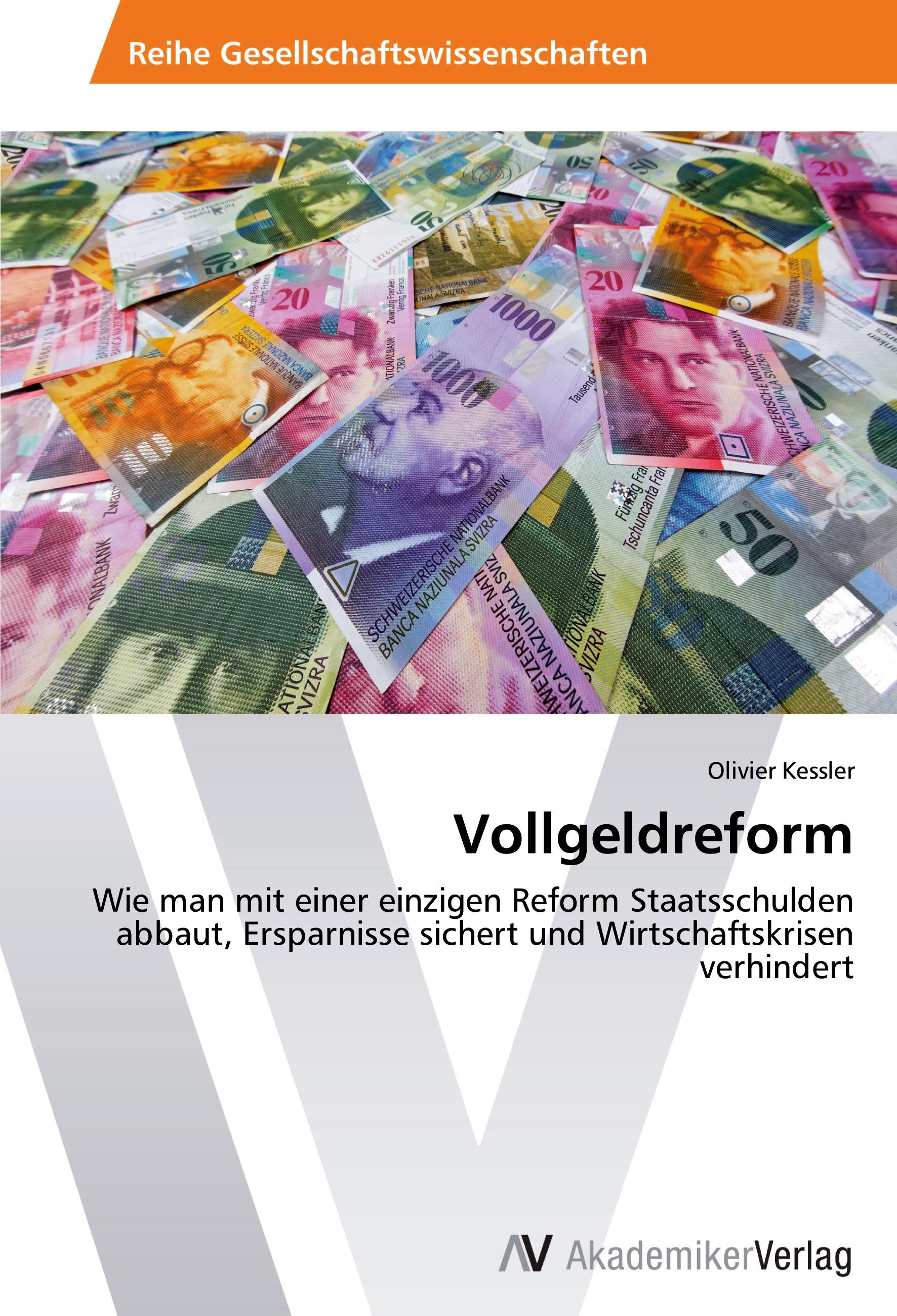 Vorderes Coverbild Vollgeldreform