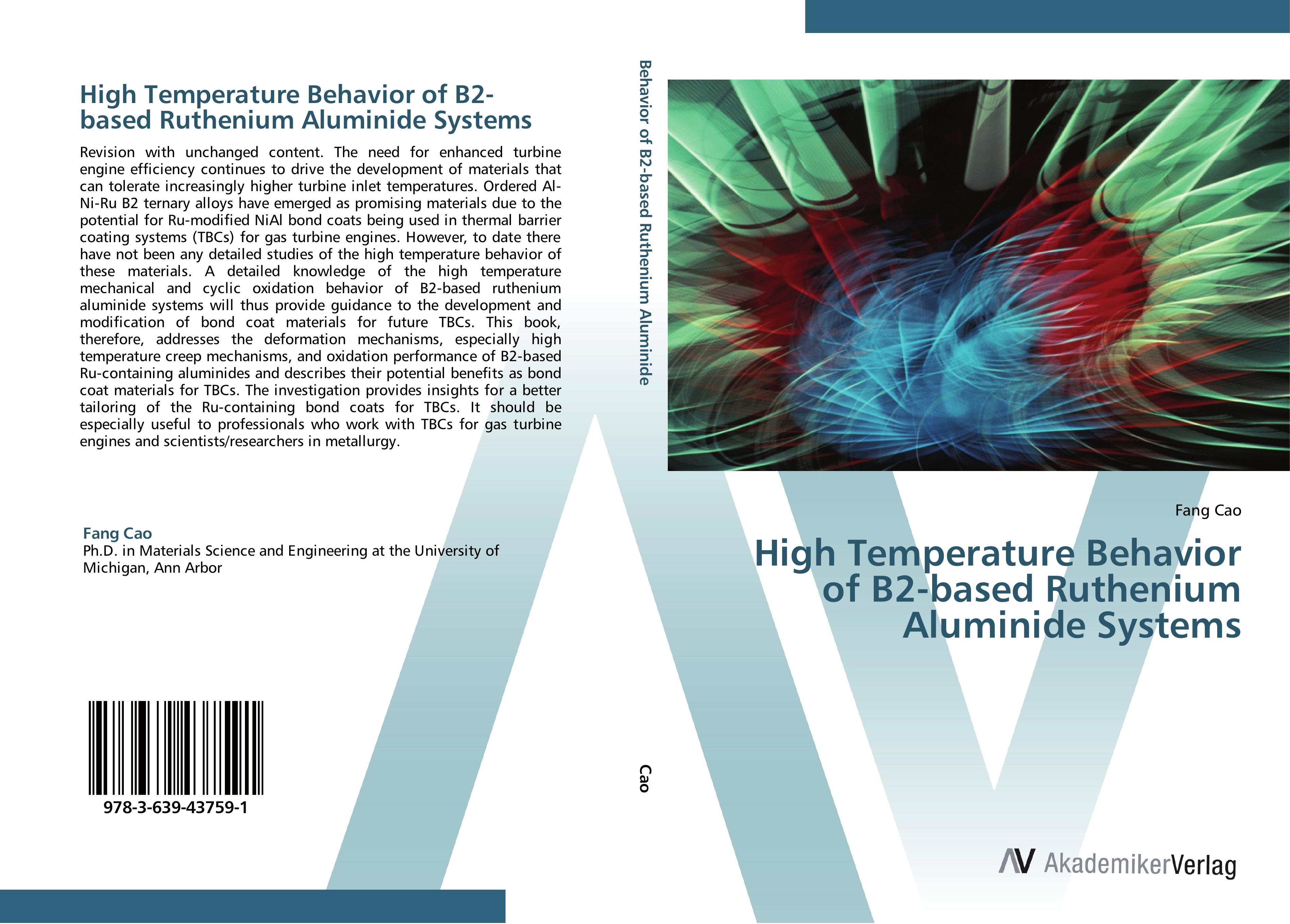 Vorderes Coverbild High Temperature Behavior of B2-based Ruthenium Aluminide Systems