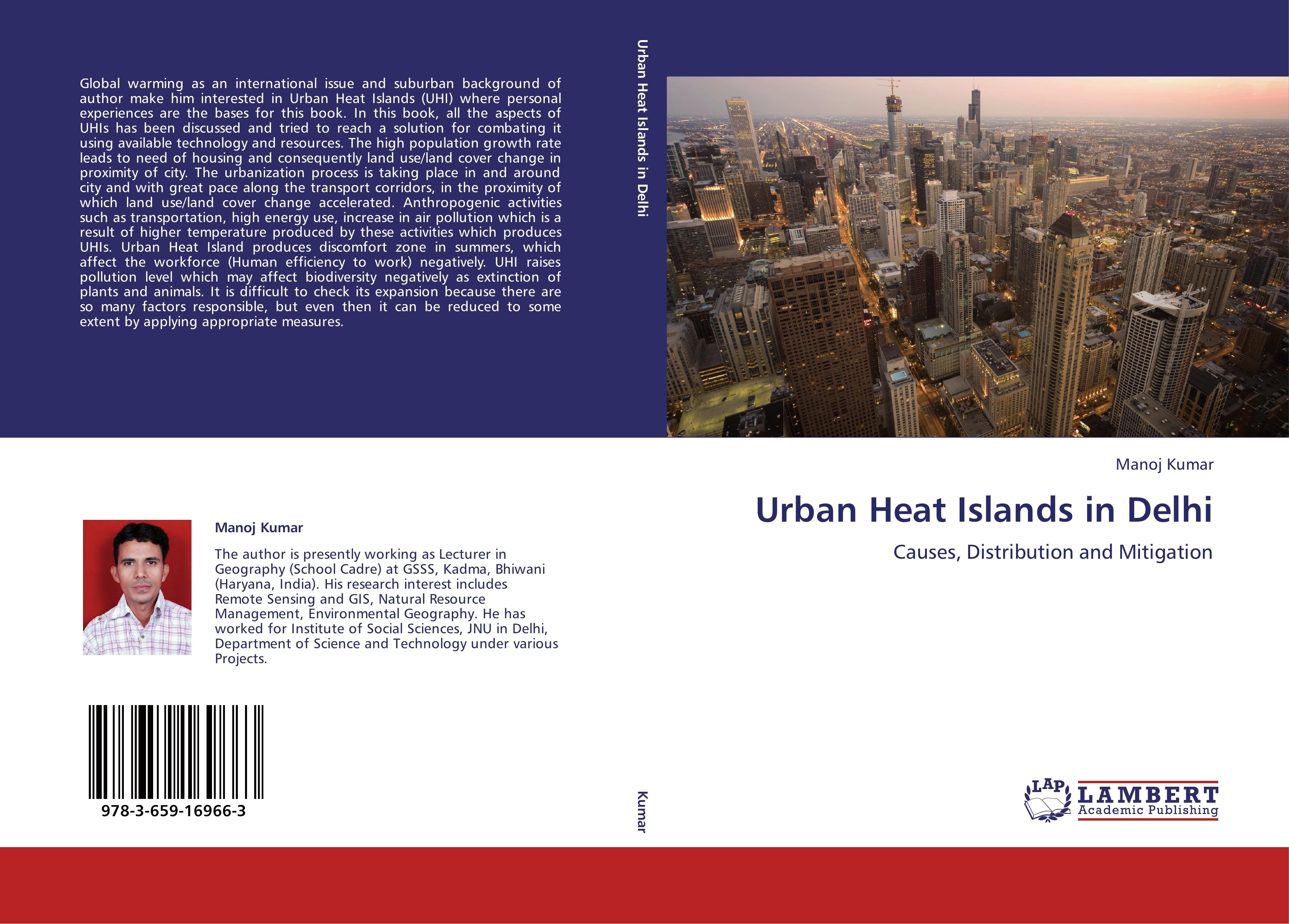 Vorderes Coverbild Urban Heat Islands in Delhi