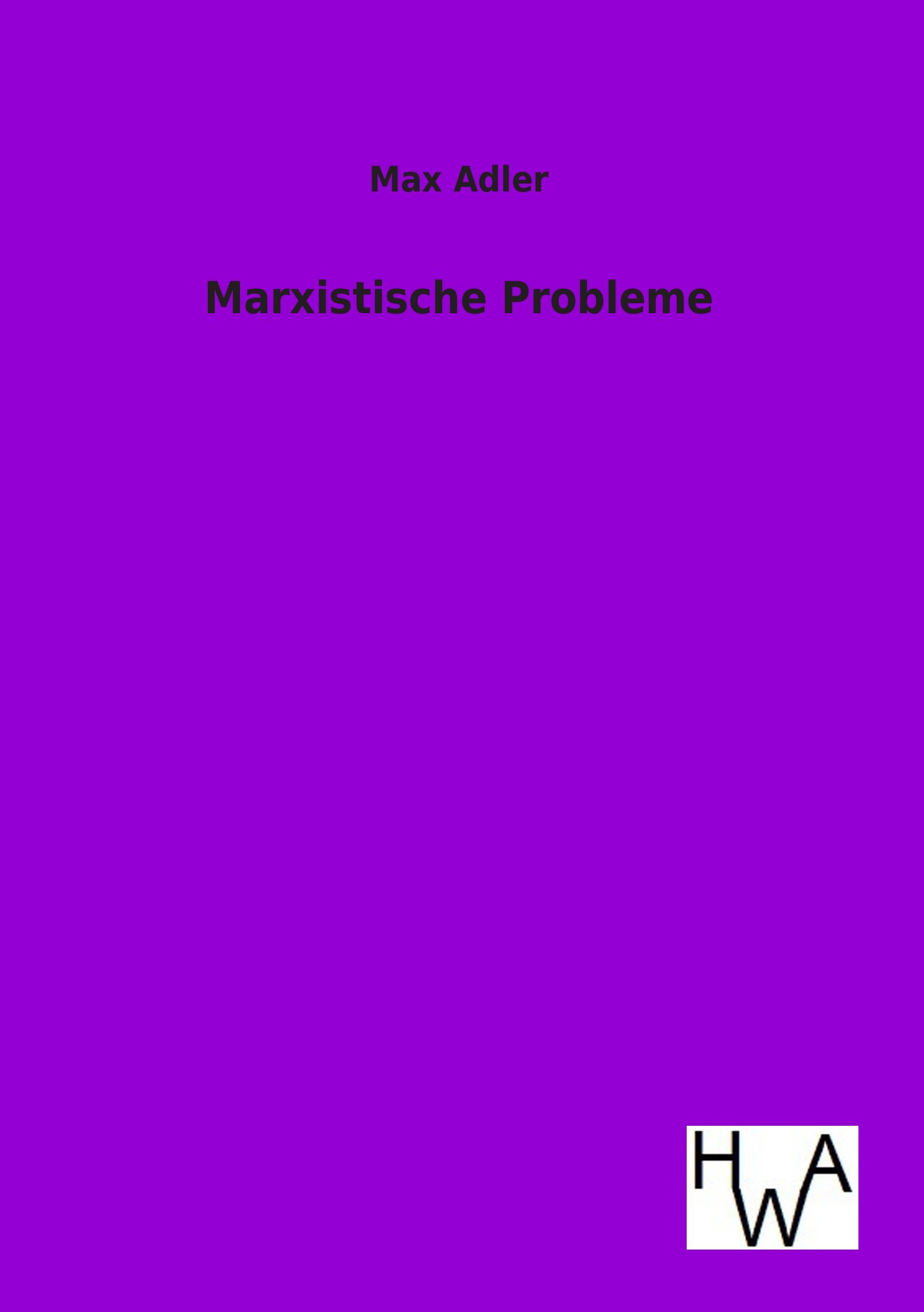 Vorderes Coverbild Marxistische Probleme