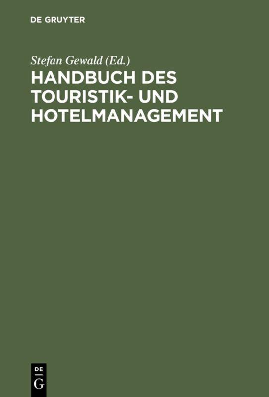 Vorderes Coverbild Handbuch des Touristik- und Hotelmanagement