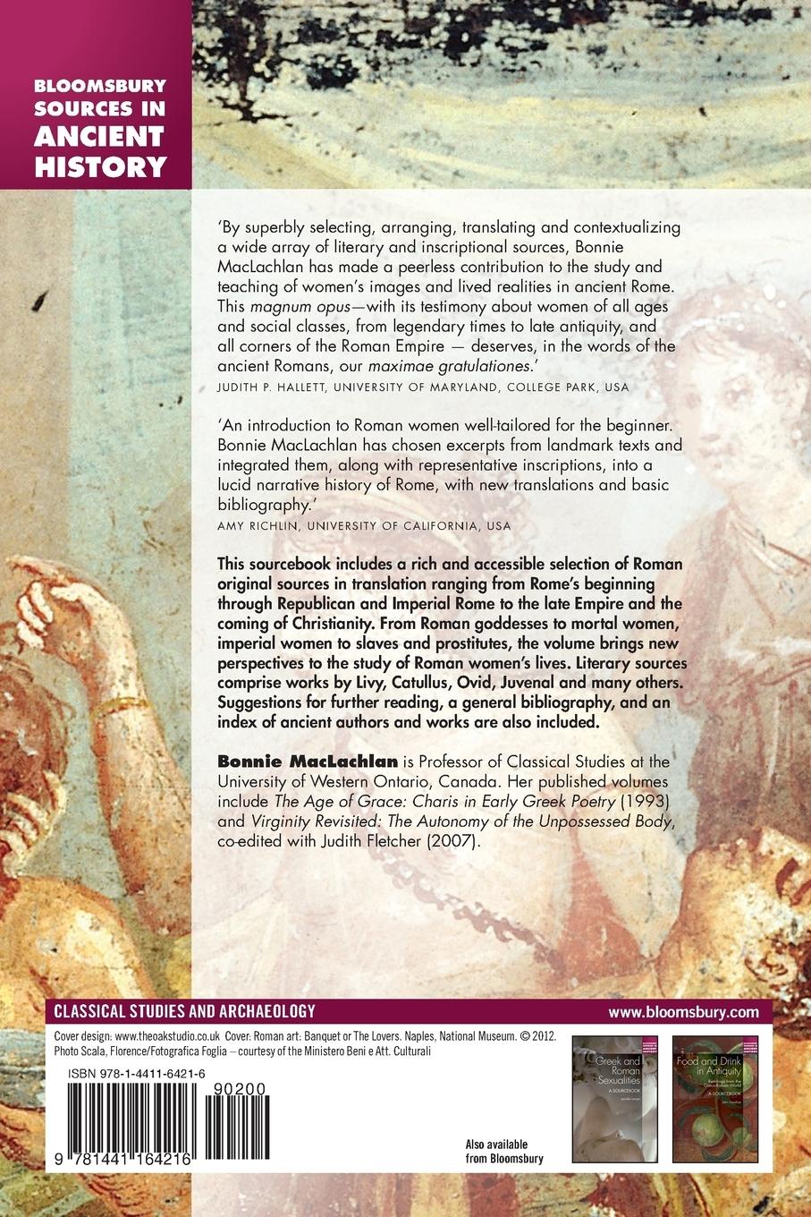 Rückseitencover Women in Ancient Rome