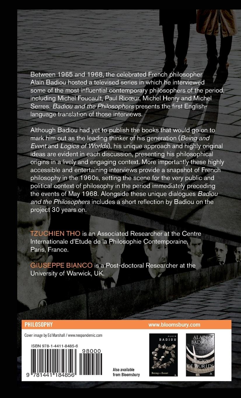 Rückseitencover Badiou and the Philosophers