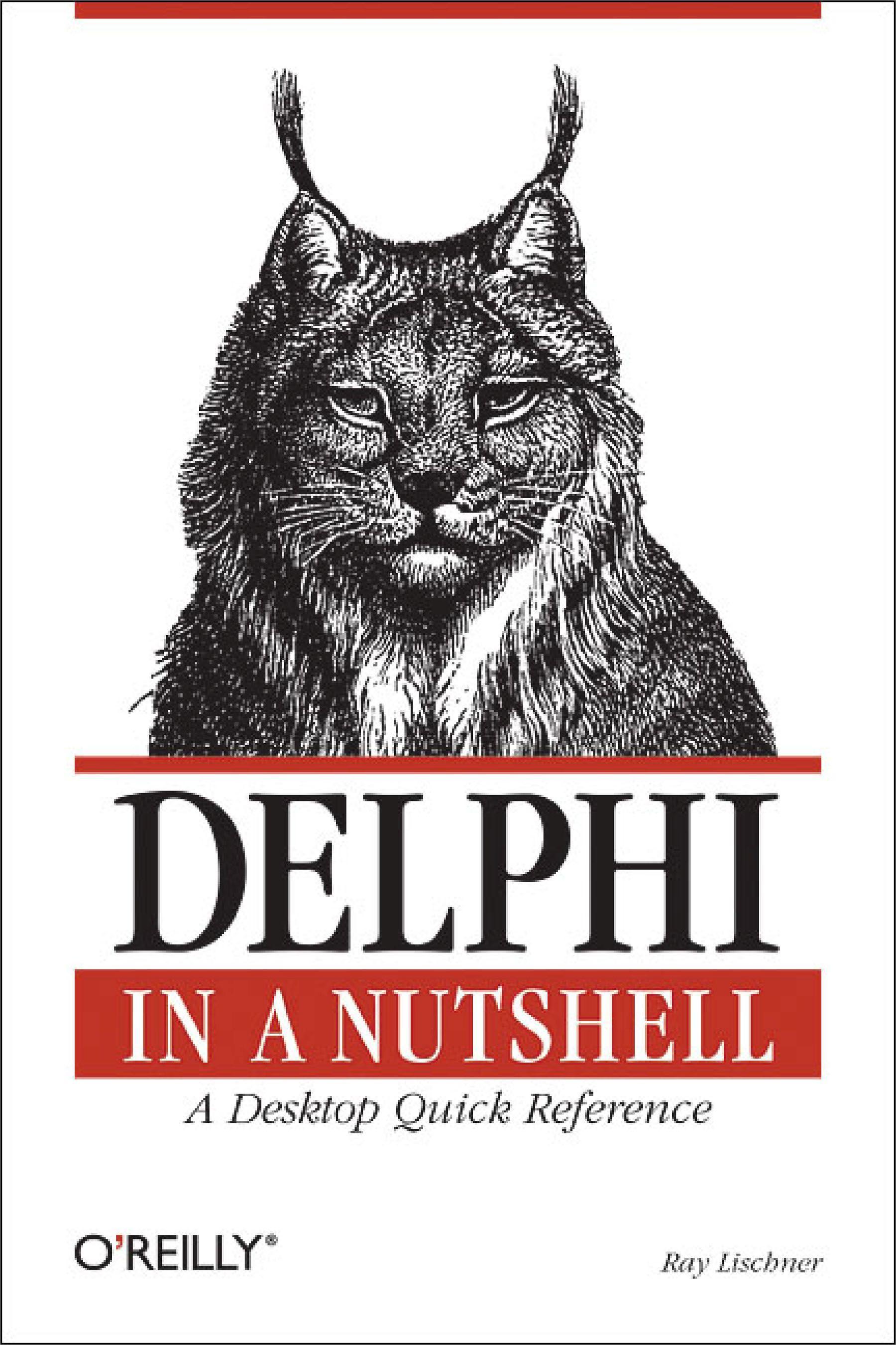 Vorderes Coverbild Delphi in a Nutshell