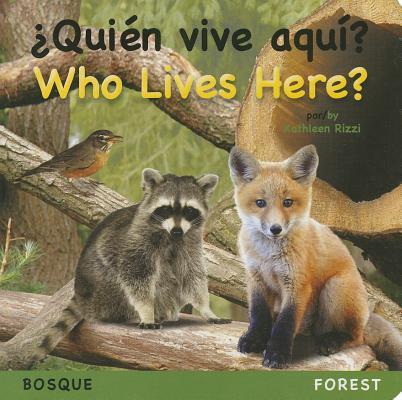 Vorderes Coverbild ?Quien Vive Aqui? Bosque/Who Lives Here? Forest