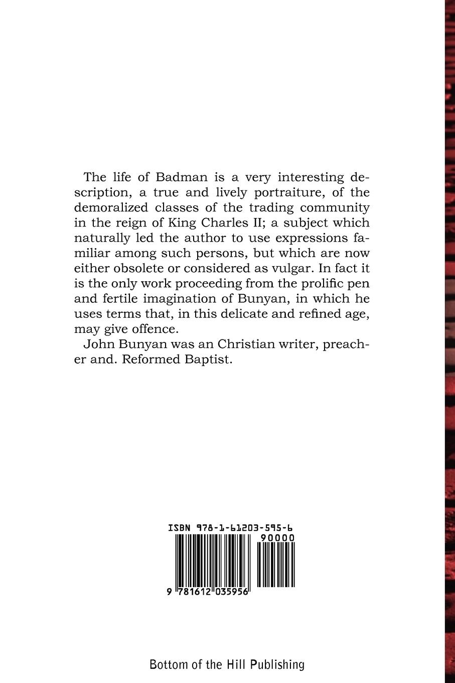 Rückseitencover The Life and Death of Mr. Badman