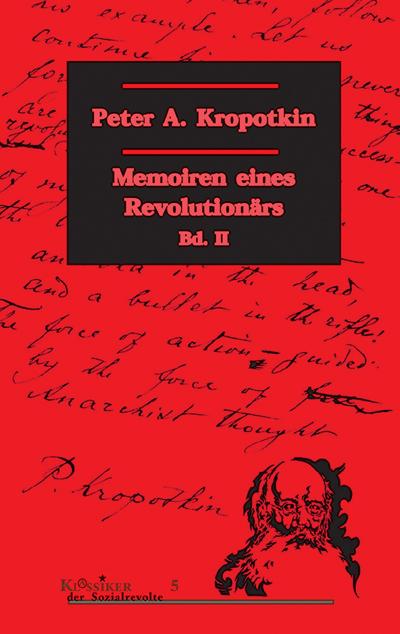 Vorderes Coverbild Memoiren eines Revolutionärs 2