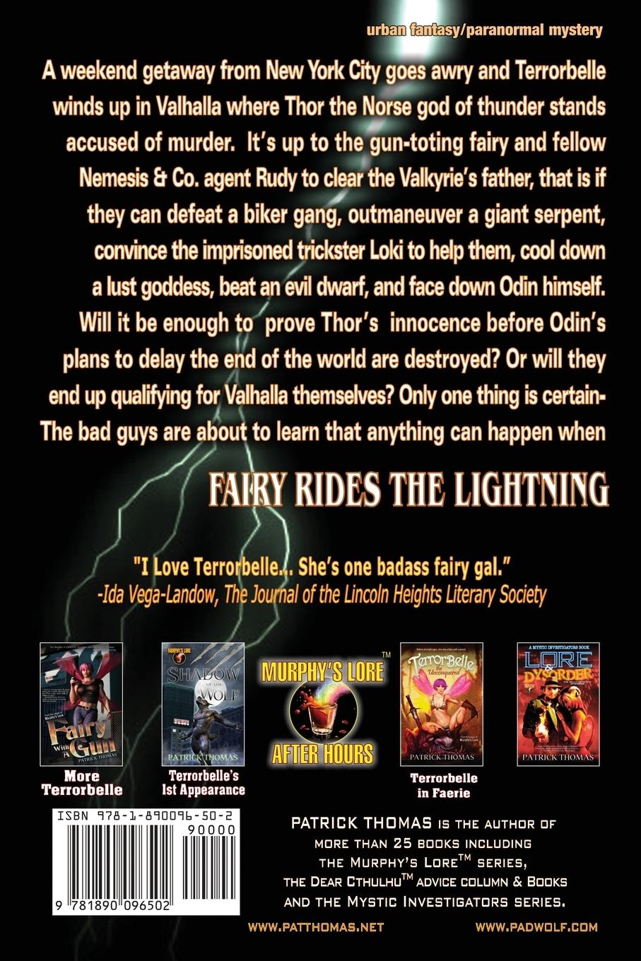 Rückseitencover Fairy Rides the Lightning - A Terrorbelle Novel