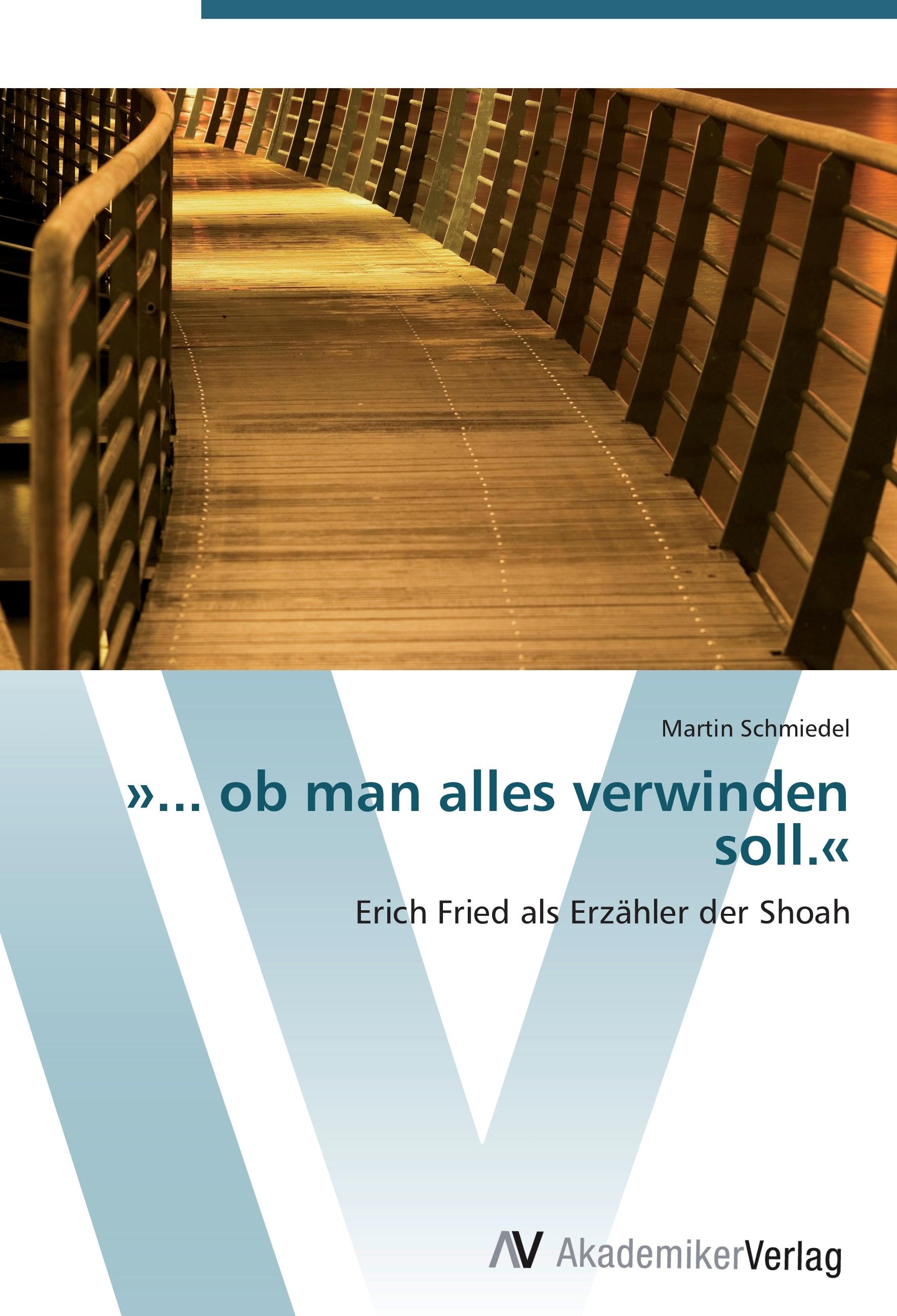 Vorderes Coverbild »... ob man alles verwinden soll.«