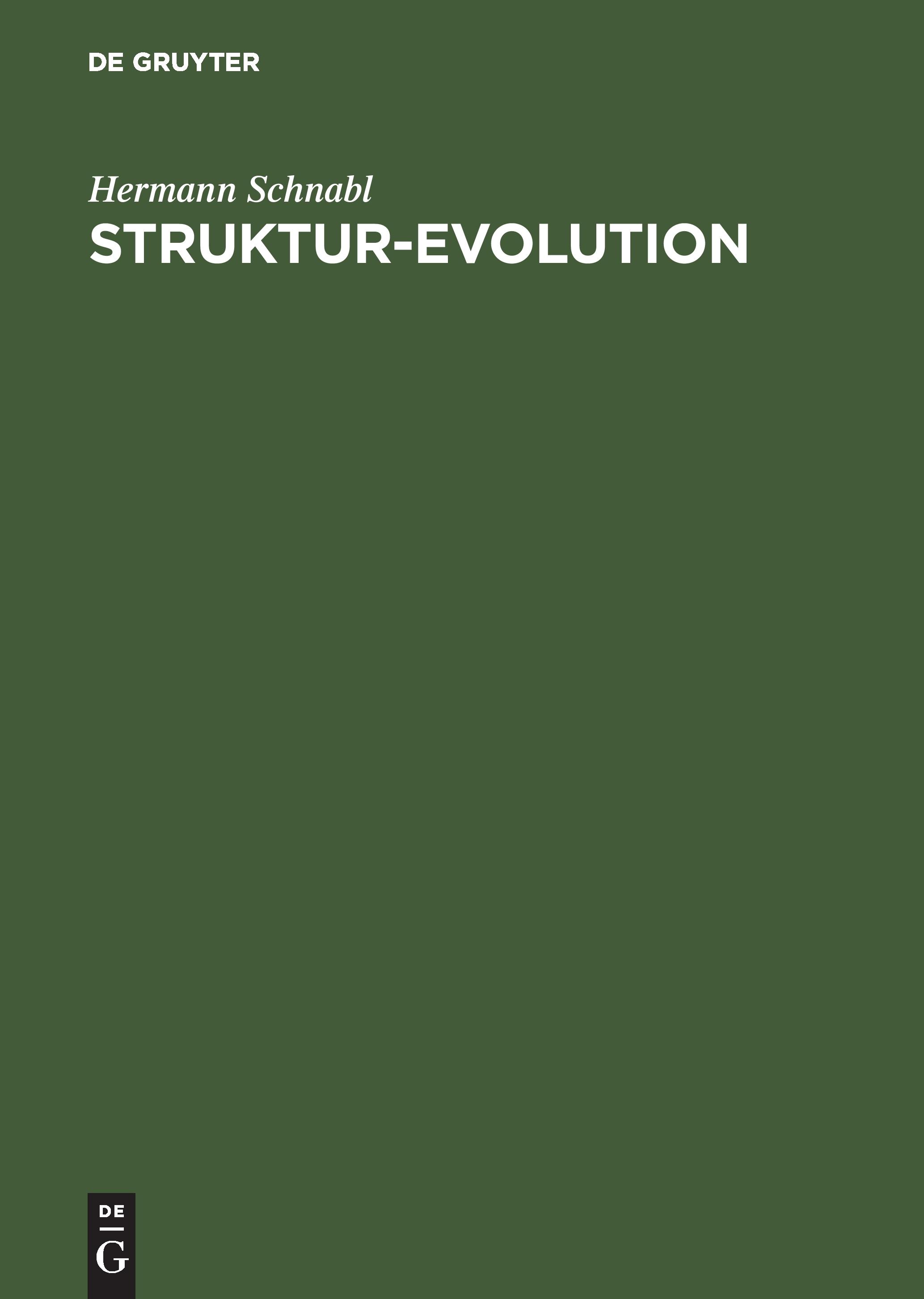 Vorderes Coverbild Struktur-Evolution