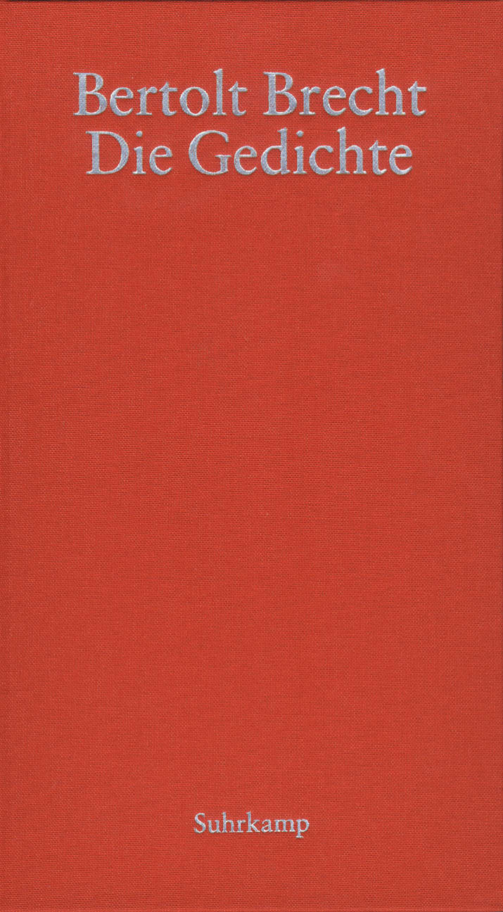 Vorderes Coverbild Die Gedichte
