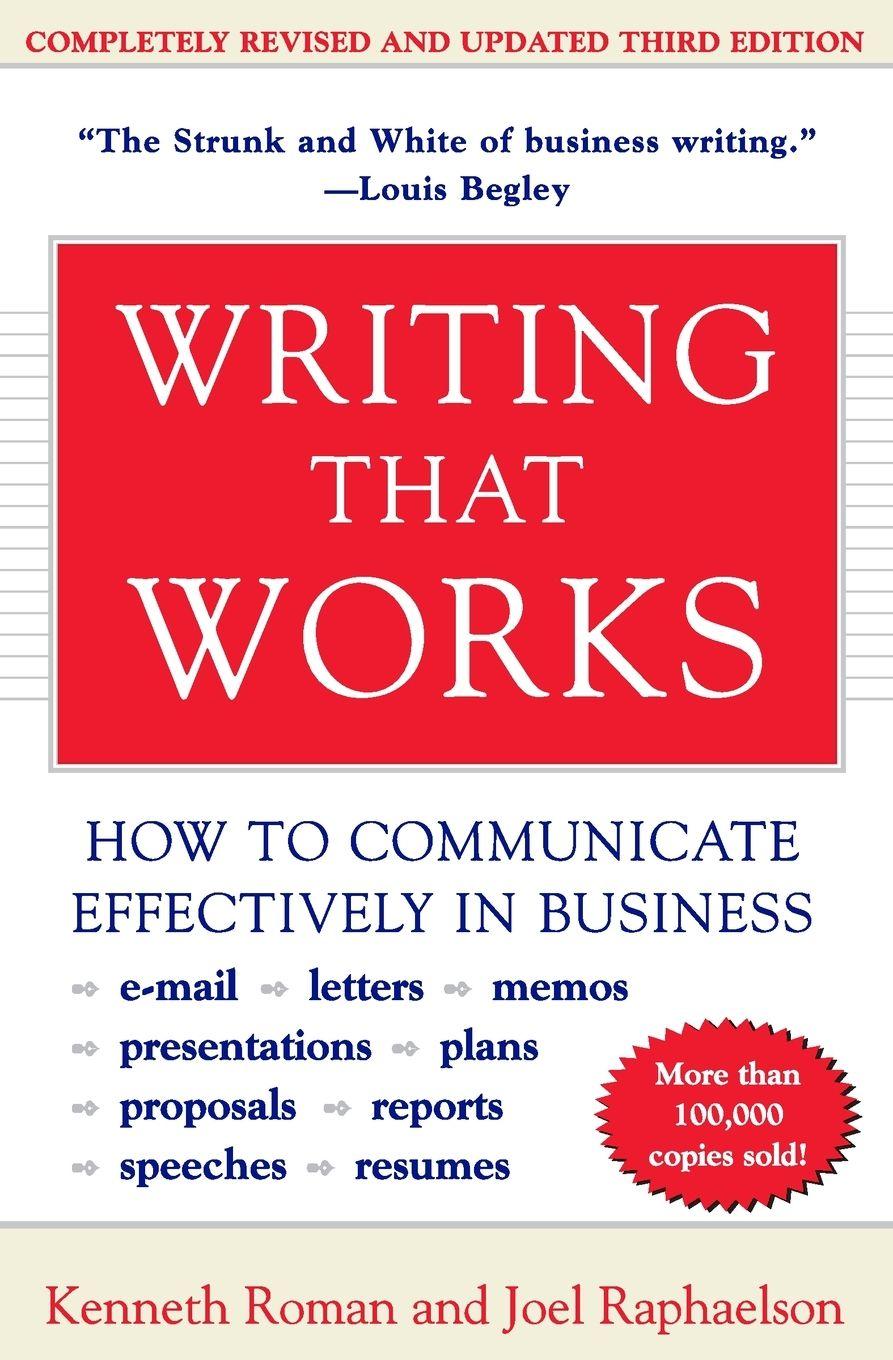 Vorderes Coverbild Writing That Works, 3rd Edition
