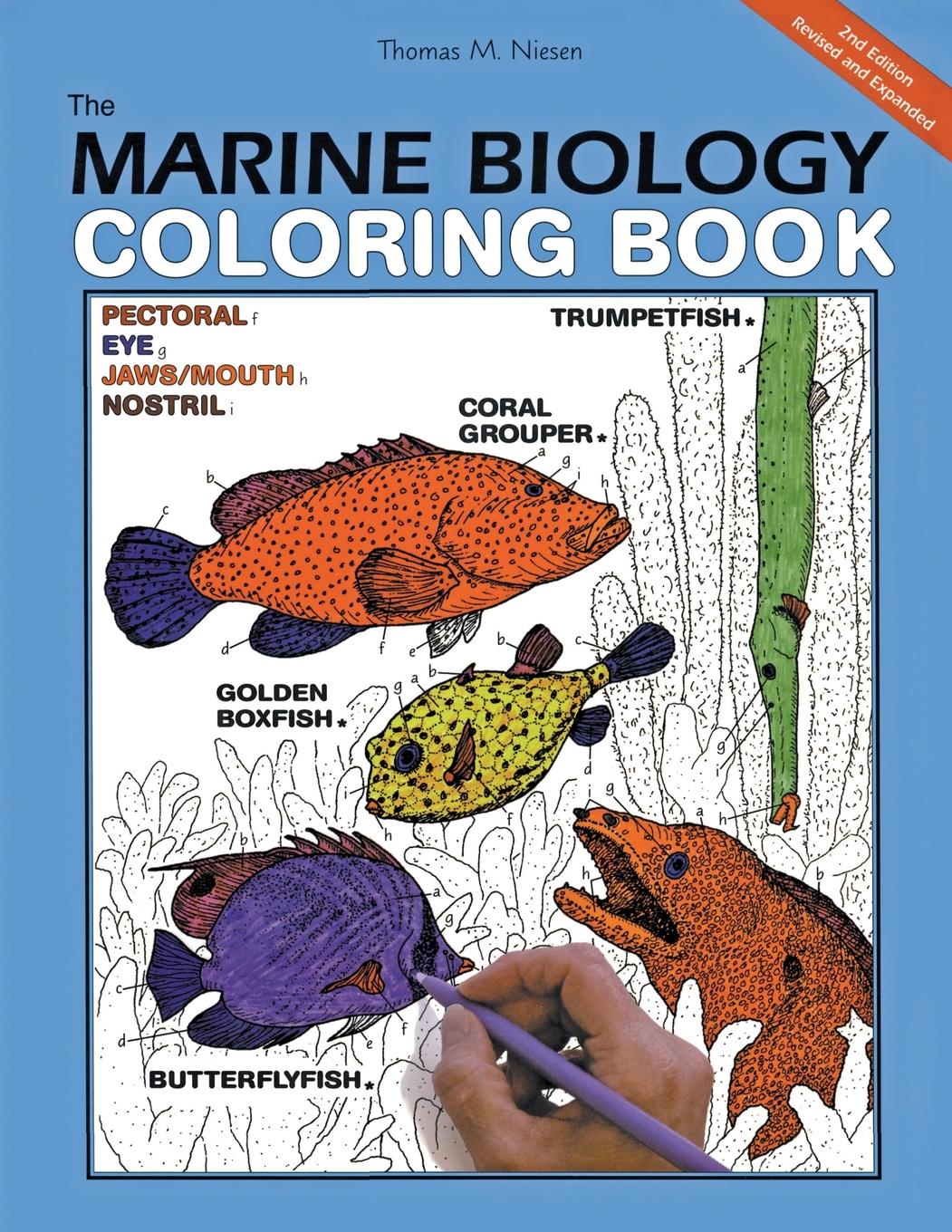 Vorderes Coverbild Marine Biology Coloring Book, 2e, The