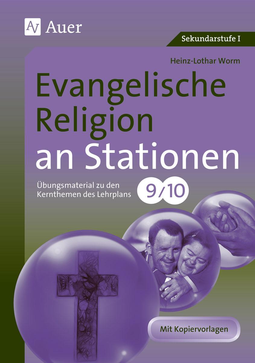 Vorderes Coverbild Evangelische Religion an Stationen 9-10