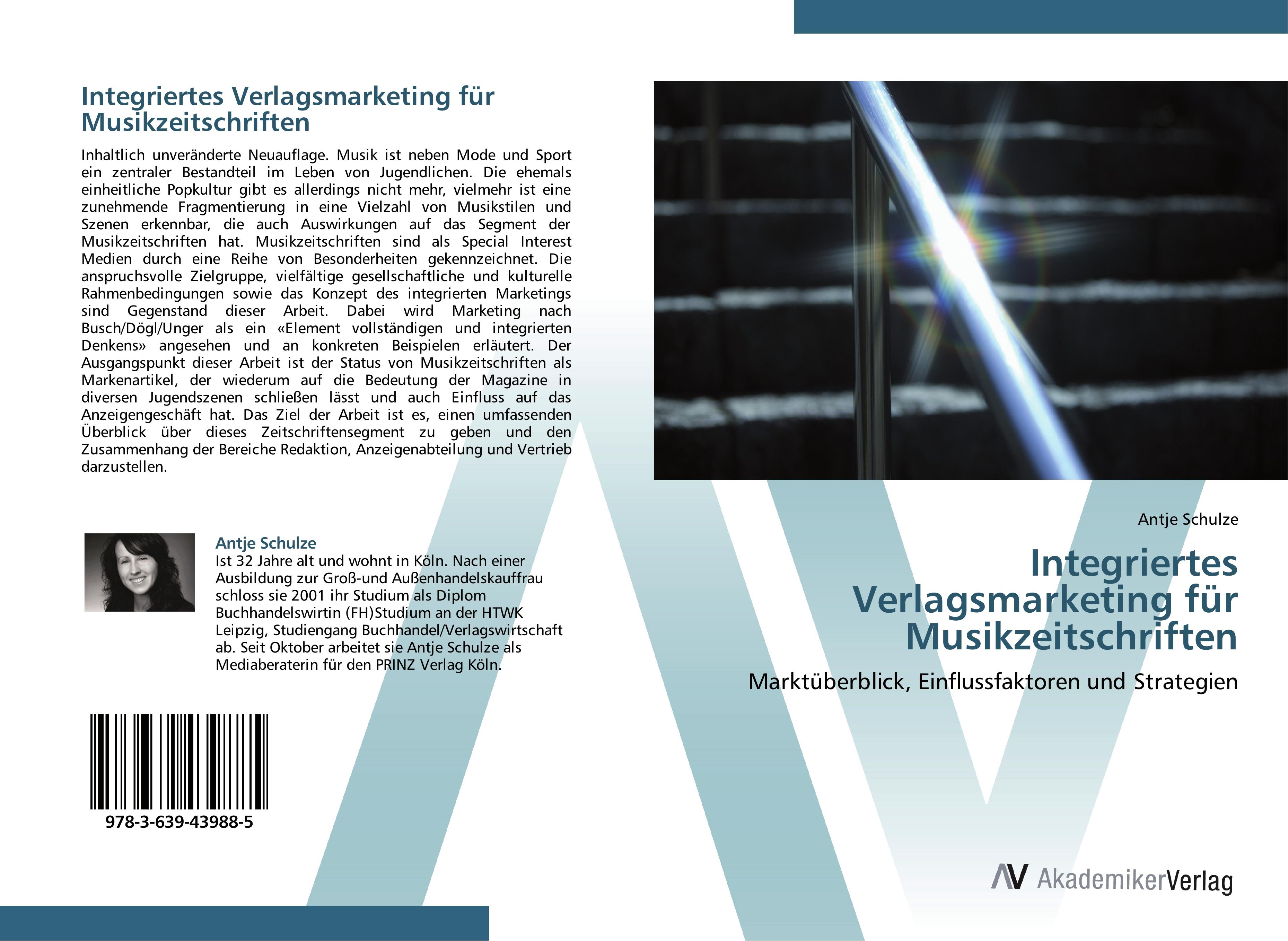 Vorderes Coverbild Integriertes Verlagsmarketing für Musikzeitschriften