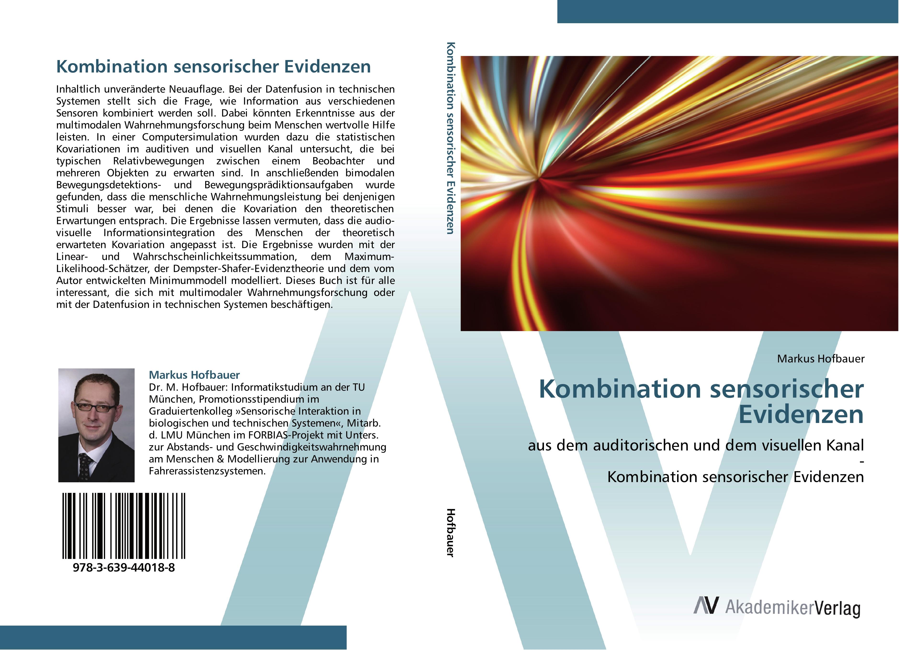 Vorderes Coverbild Kombination sensorischer Evidenzen