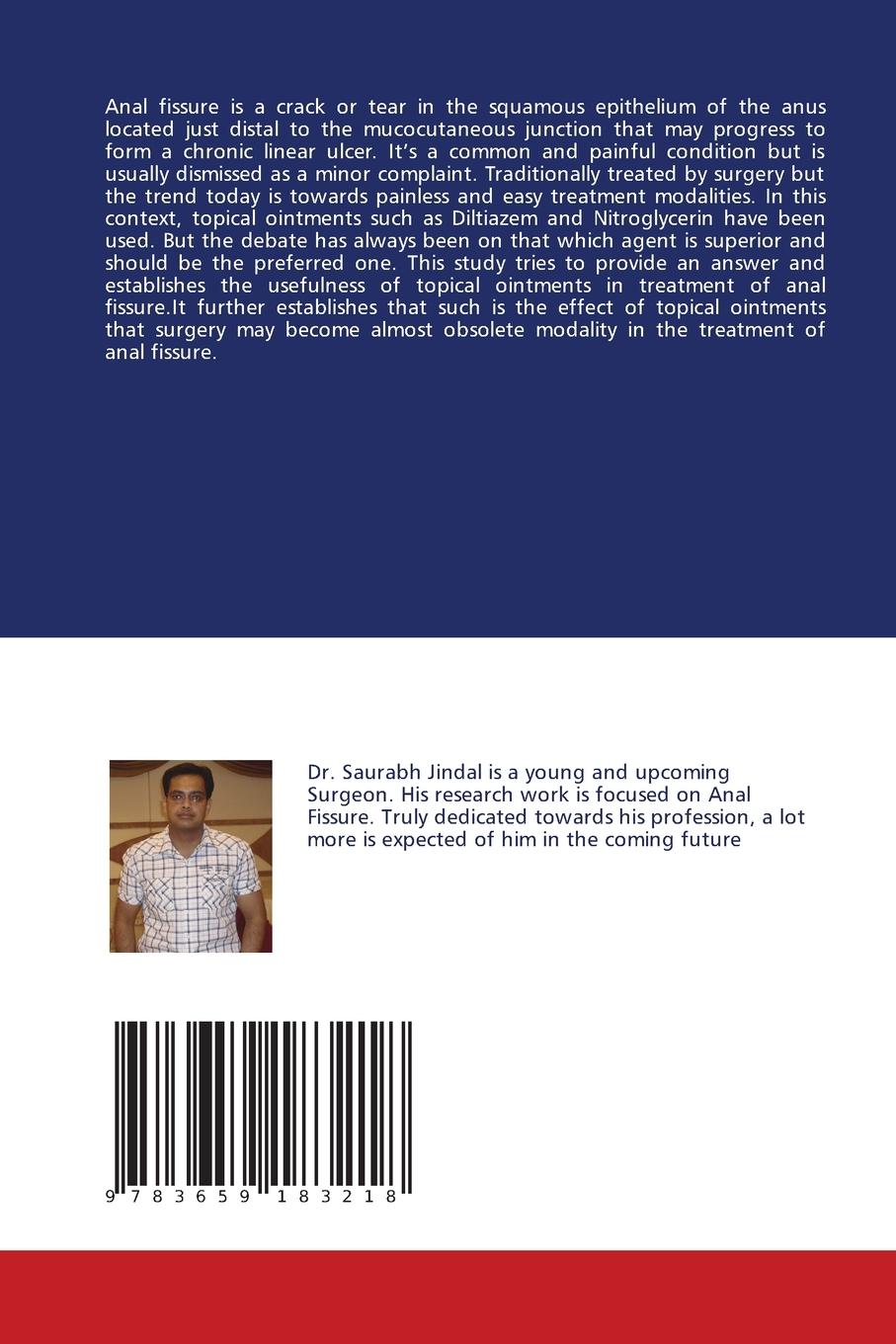 Rückseitencover Topical Diltiazem Versus Topical Nitroglycerin in Anal Fissure