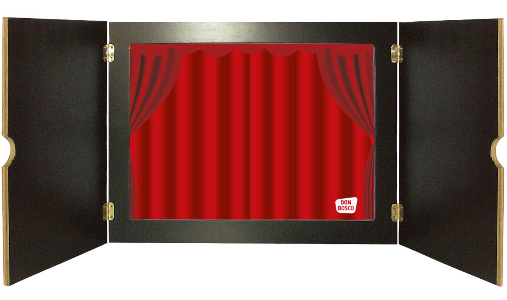 Beispielinhalt (Bild) Kamishibai mit Einschub von oben. Für DIN A3-Bildkarten