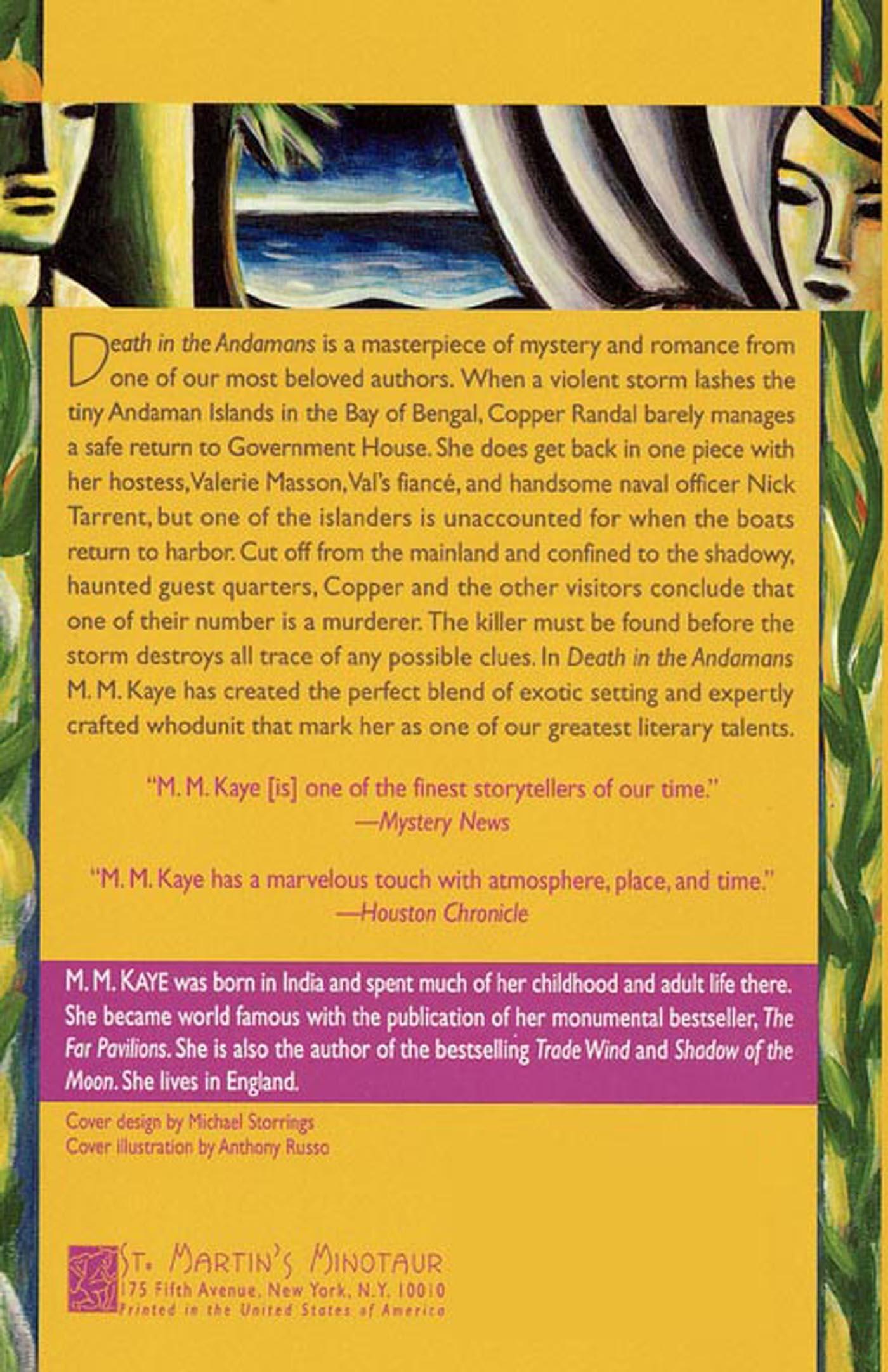 Rückseitencover Death in the Andamans