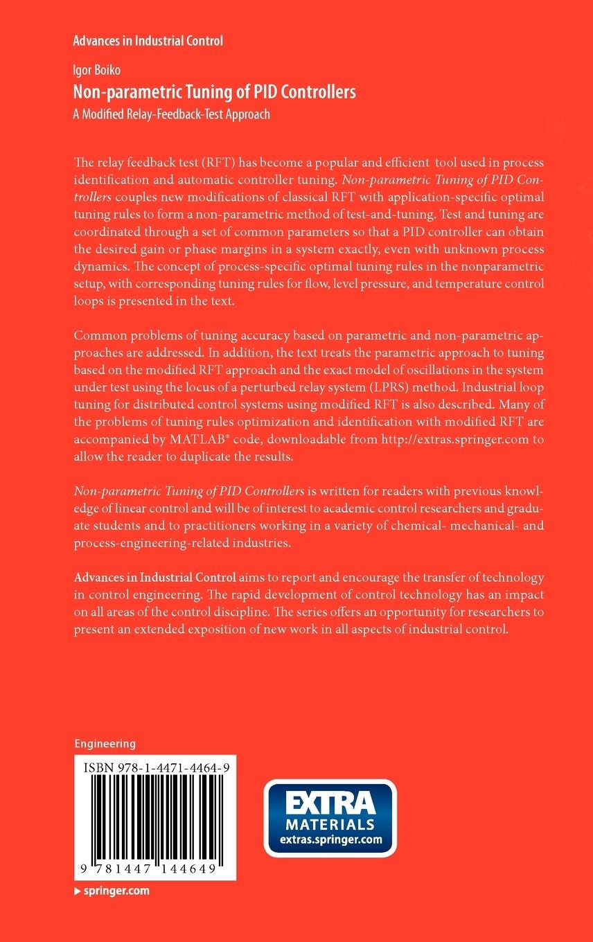 Rückseitencover Non-parametric Tuning of PID Controllers