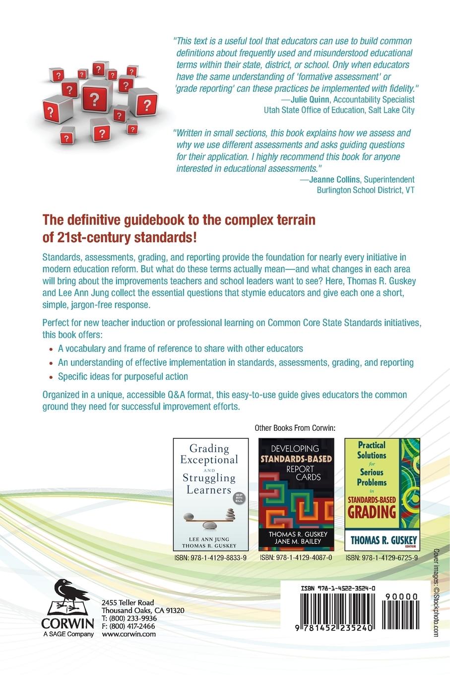 Rückseitencover Answers to Essential Questions About Standards, Assessments, Grading, and Reporting