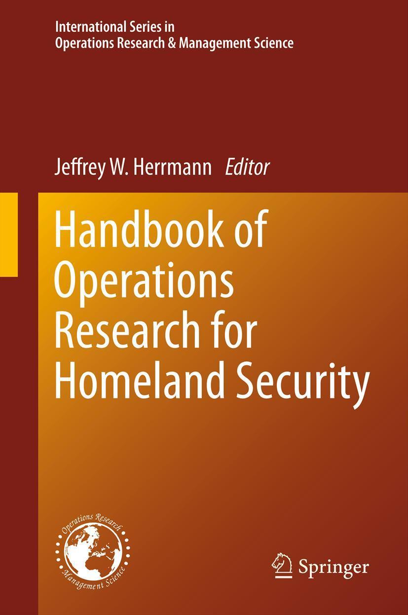 Vorderes Coverbild Handbook of Operations Research for Homeland Security