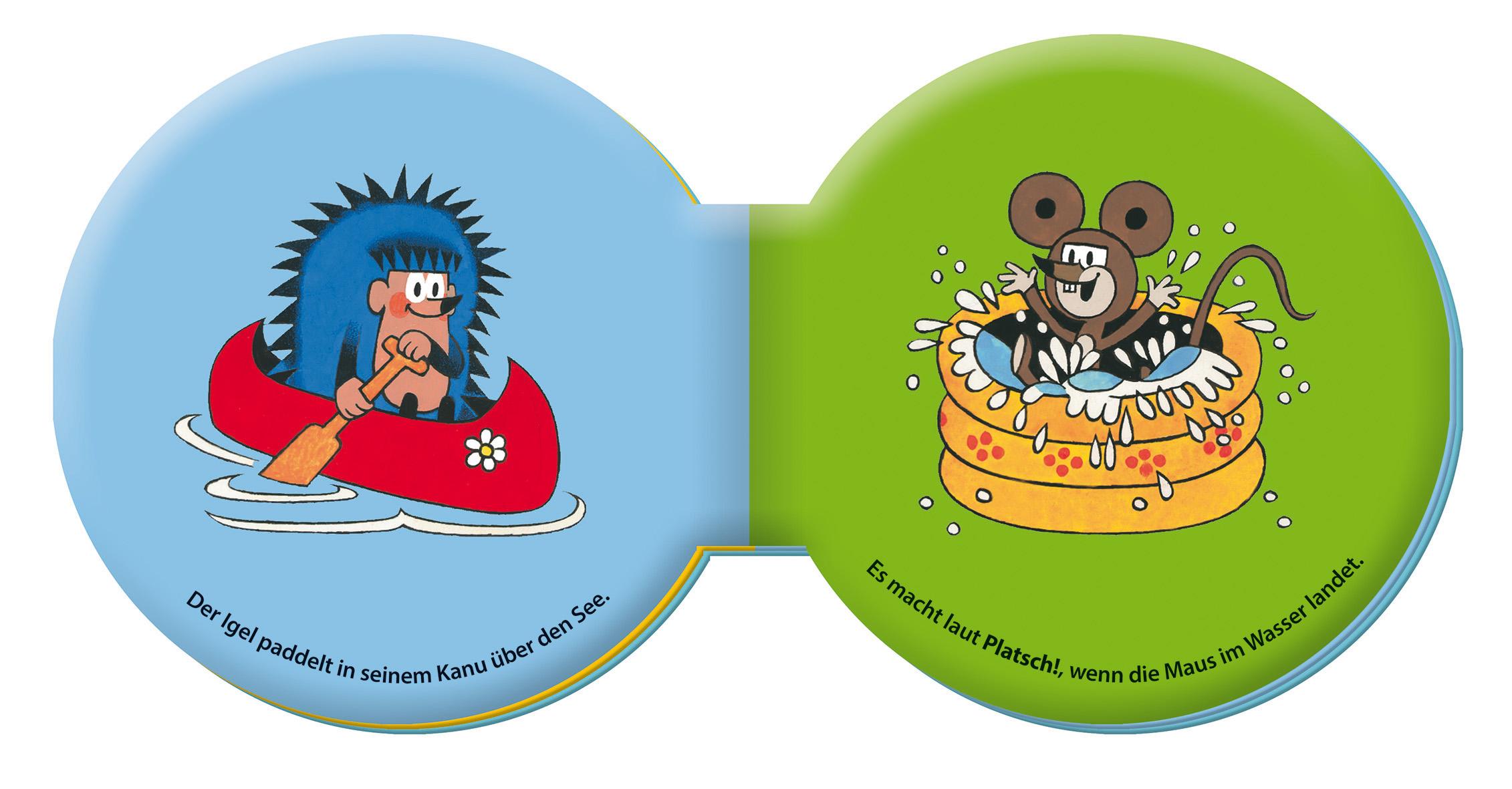 Beispielinhalt (Bild) Badebuch Der kleine Maulwurf