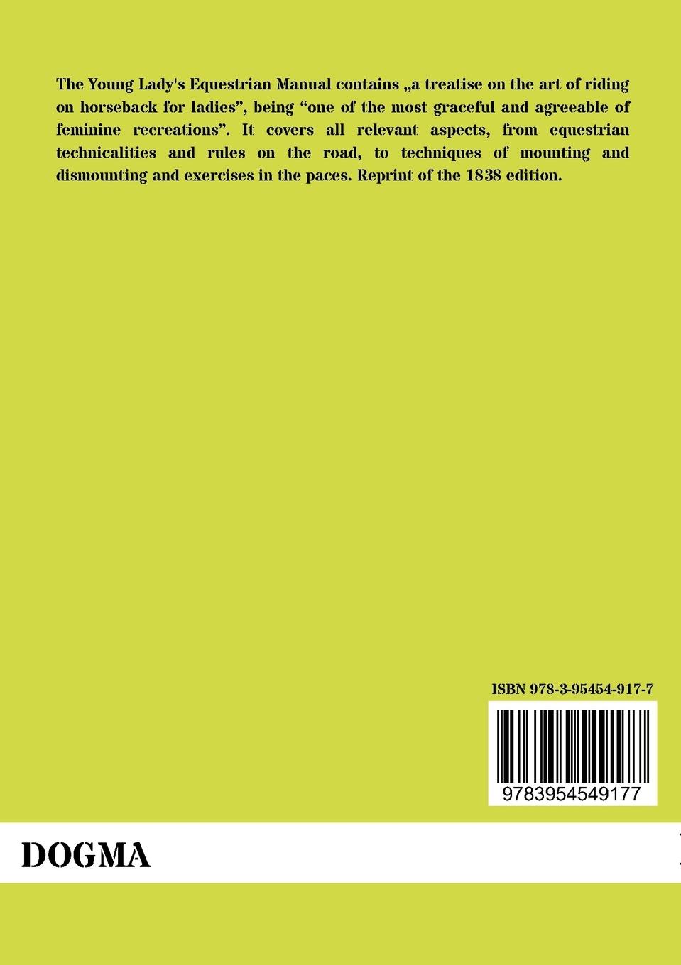Rückseitencover The Young Lady's Equestrian Manual