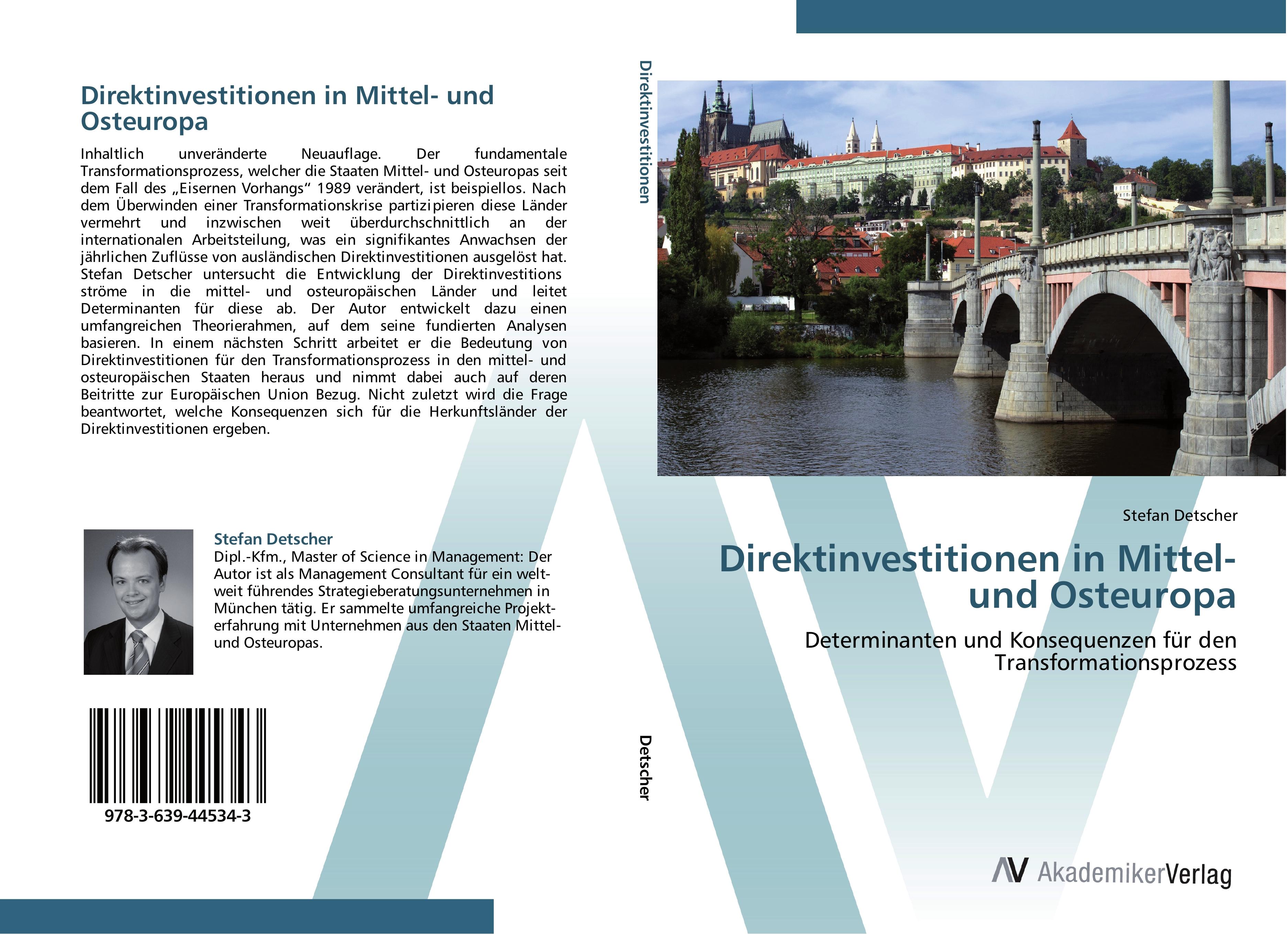 Vorderes Coverbild Direktinvestitionen in Mittel- und Osteuropa