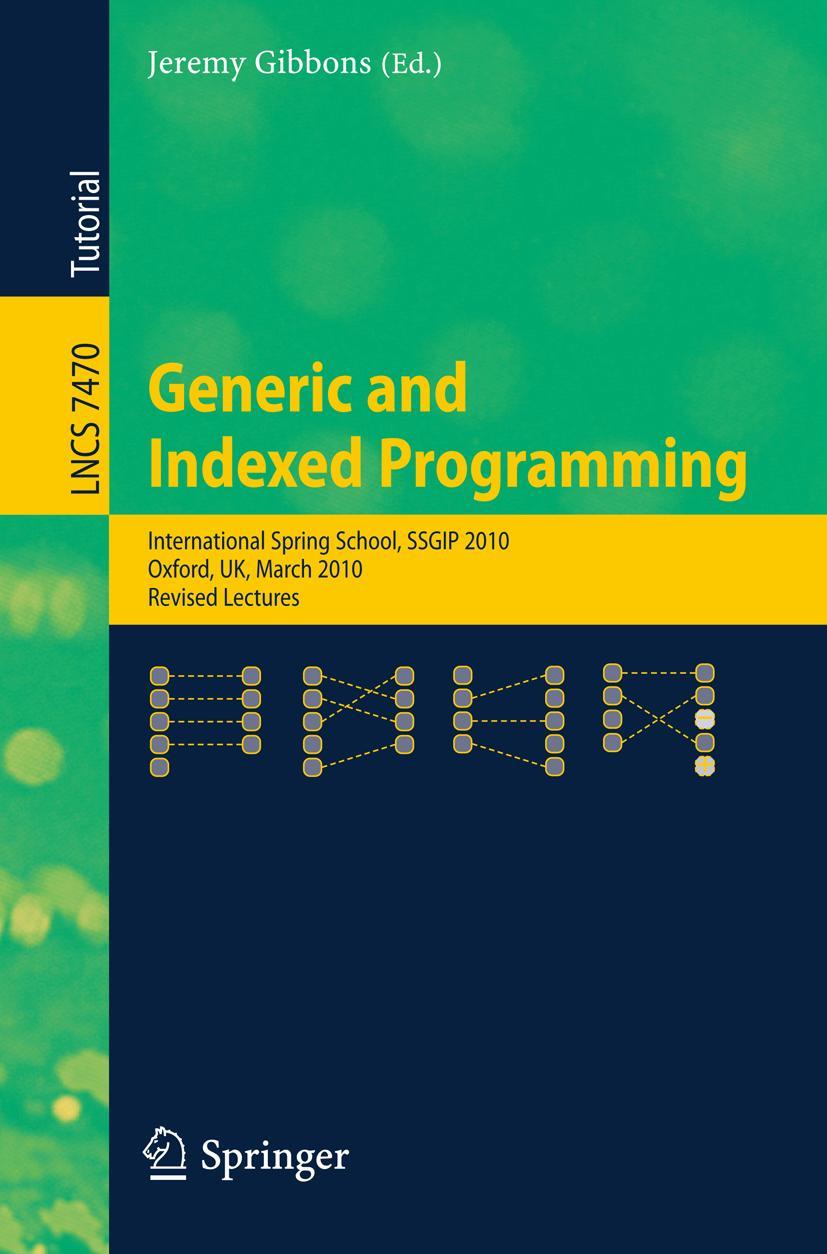 Vorderes Coverbild Generic and Indexed Programming