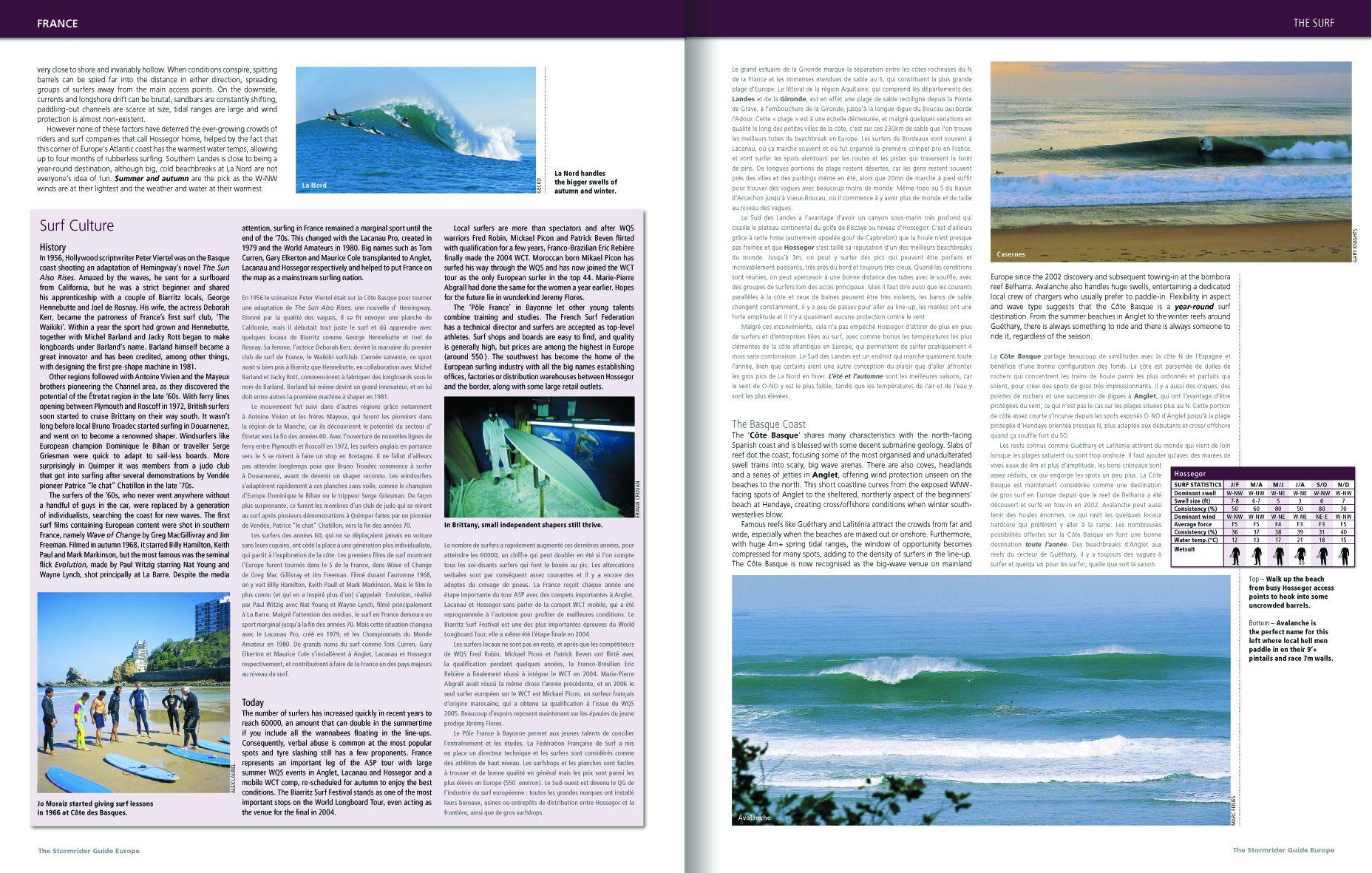 Beispielinhalt (Bild) The Stormrider Surf Guide: France