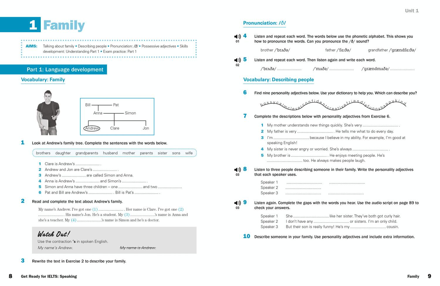 Beispielinhalt (Bild) Get Ready for Ielts Speaking