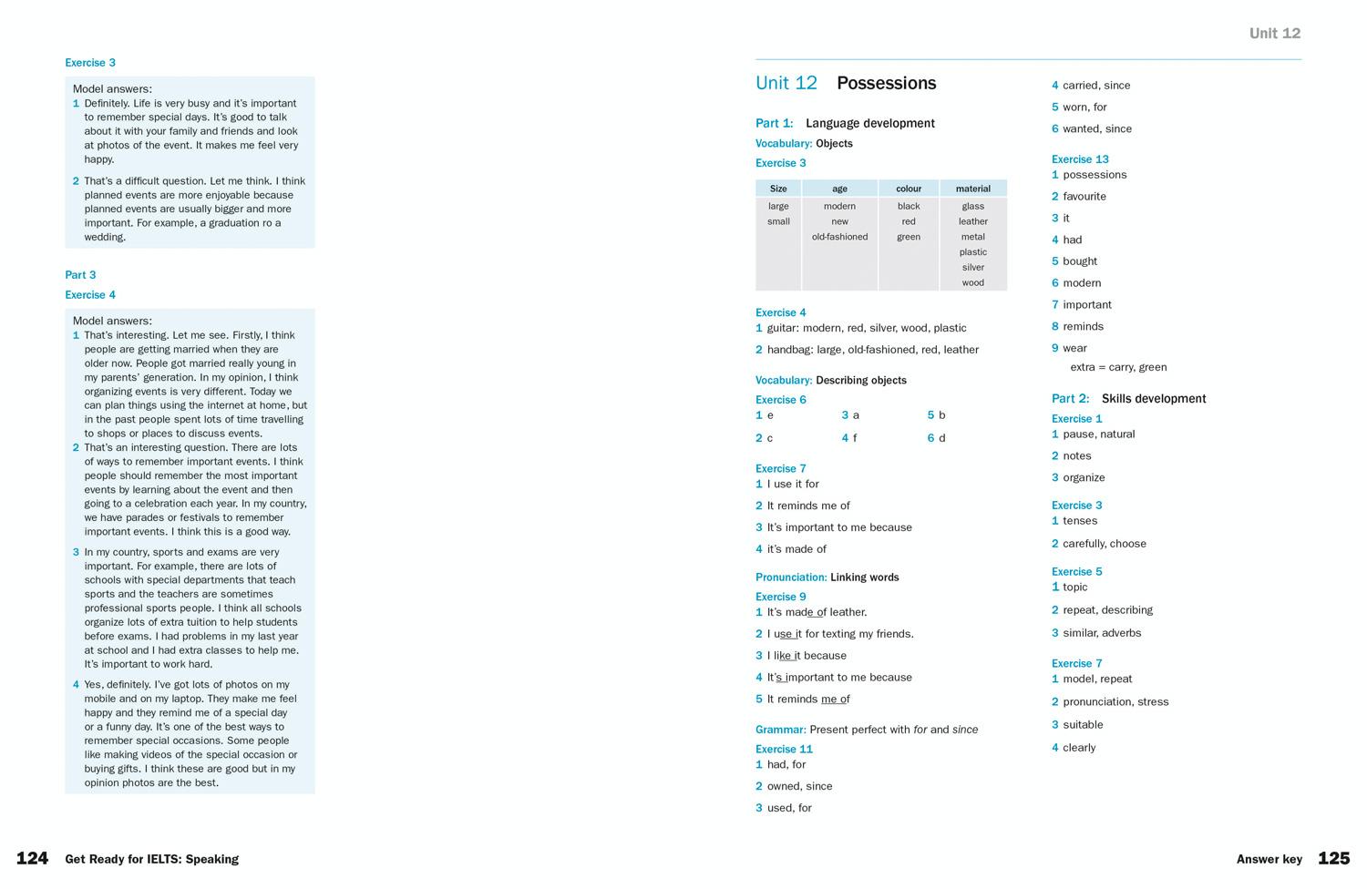 Beispielinhalt (Bild) Get Ready for Ielts Speaking