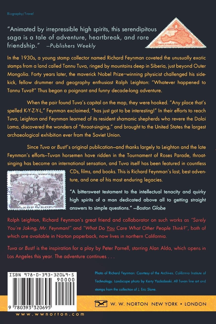 Rückseitencover Tuva or Bust! Richard Feynman's Last Journey