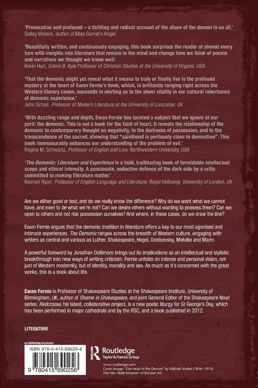 Rückseitencover The Demonic