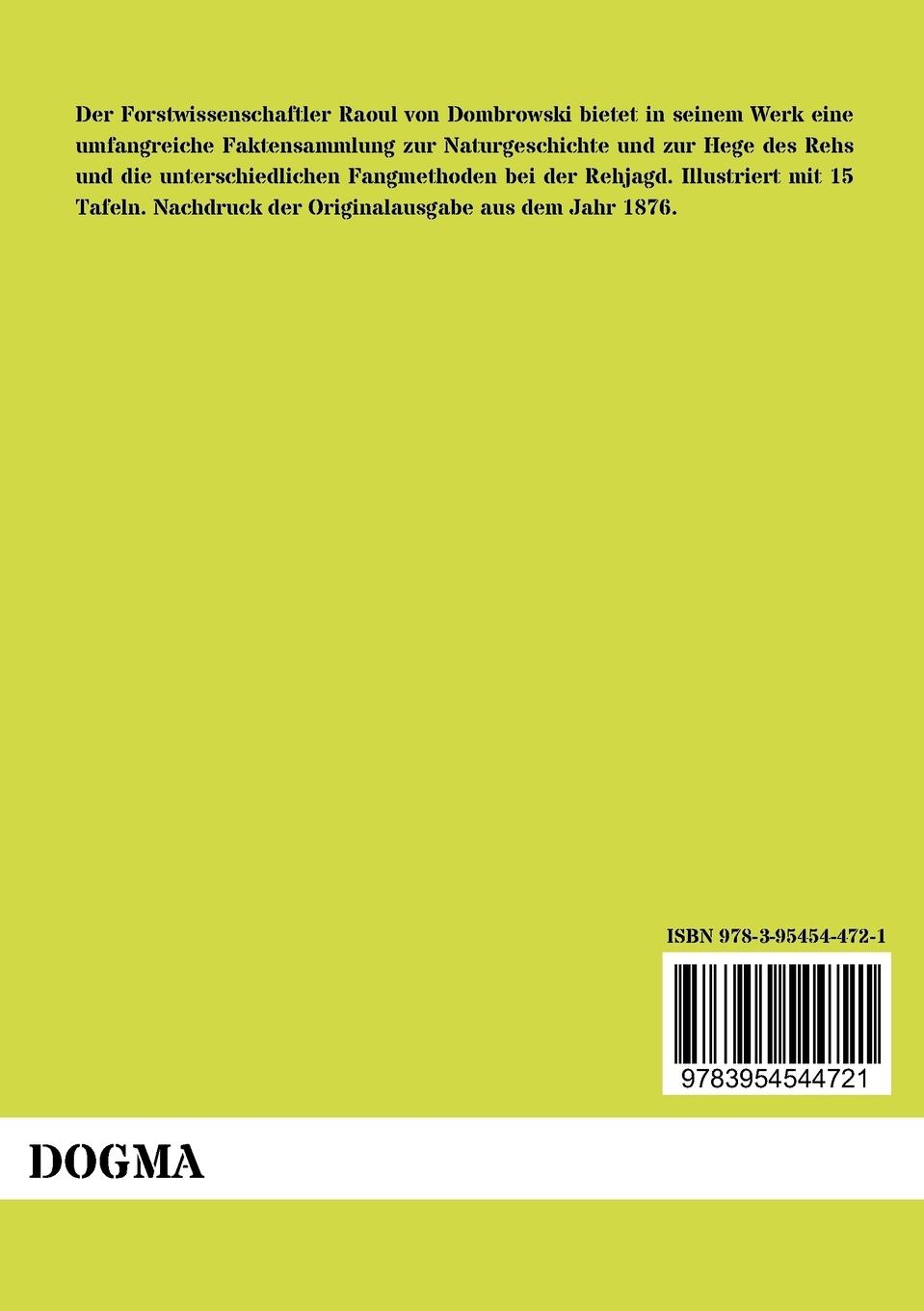 Rückseitencover Das Reh